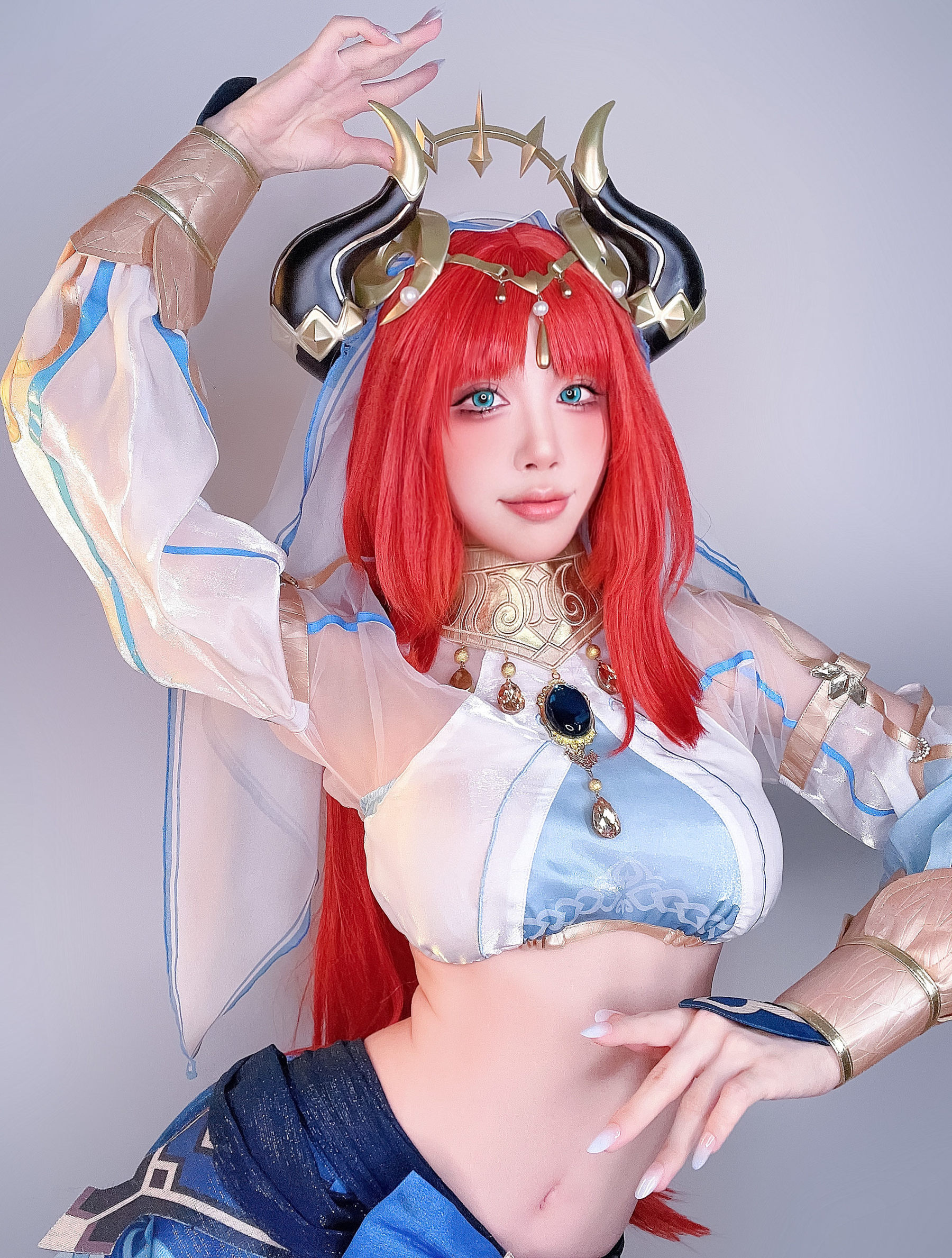 动漫博主水淼aqua – 原神 妮露 [26P]