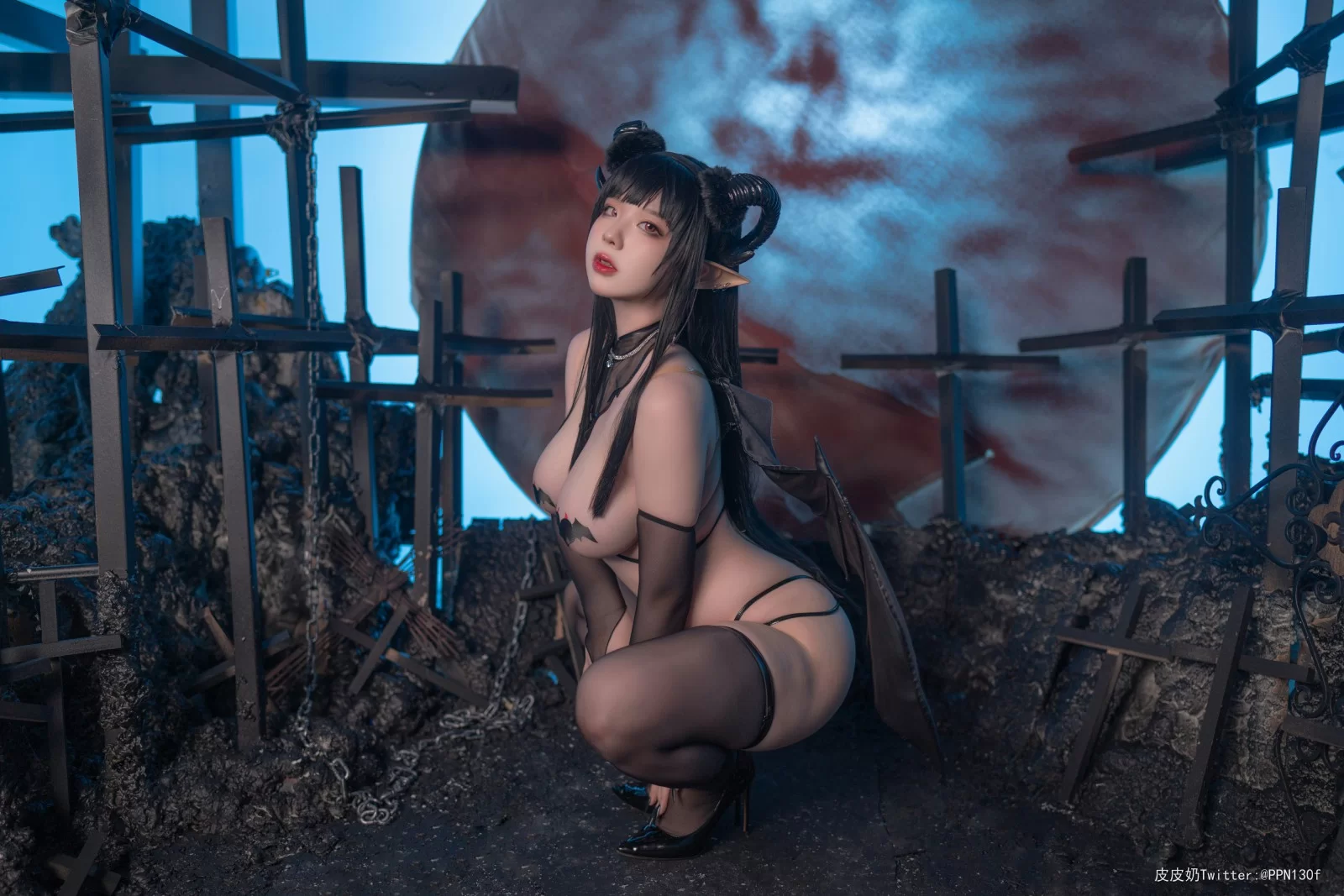 皮皮奶可可爱了啦 – 魅魔2 [44P]