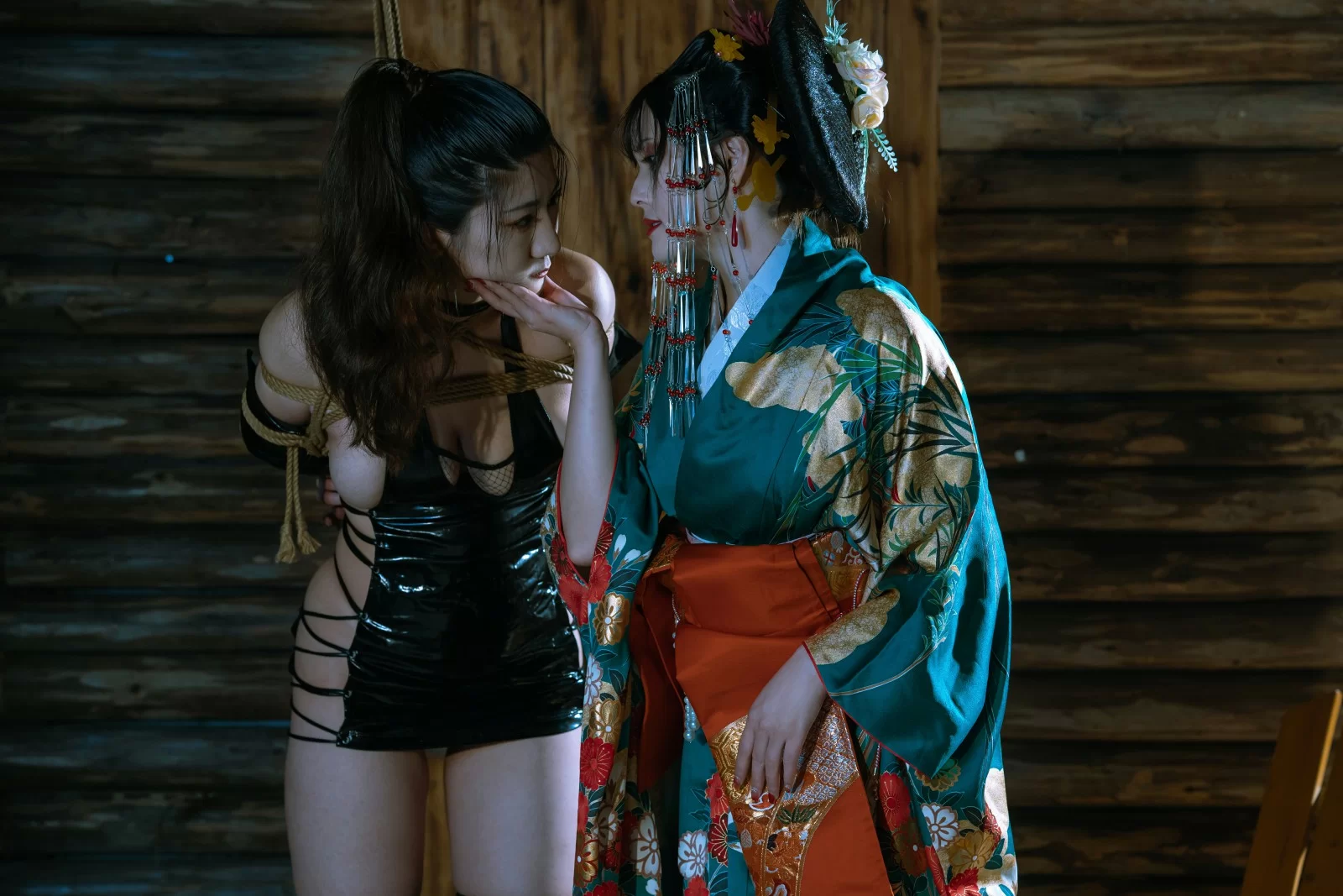 云溪溪×星澜×夏夏子 – 花魁X忍者 [59P]