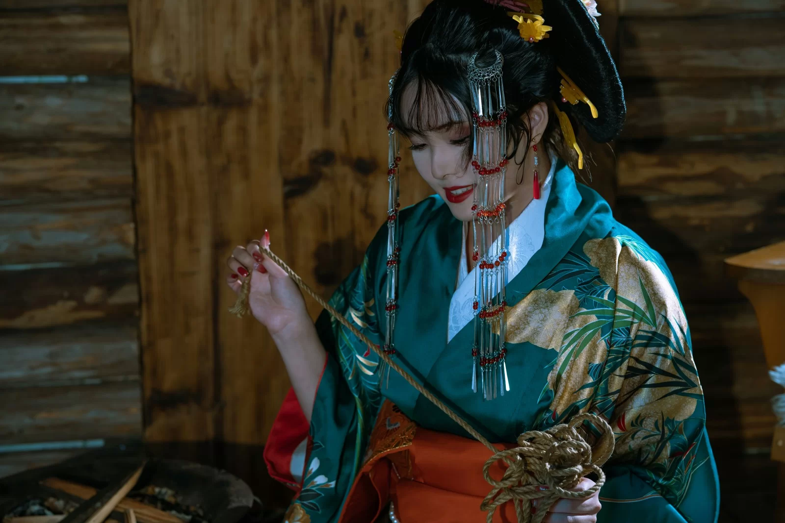 云溪溪×星澜×夏夏子 – 花魁X忍者 [59P]