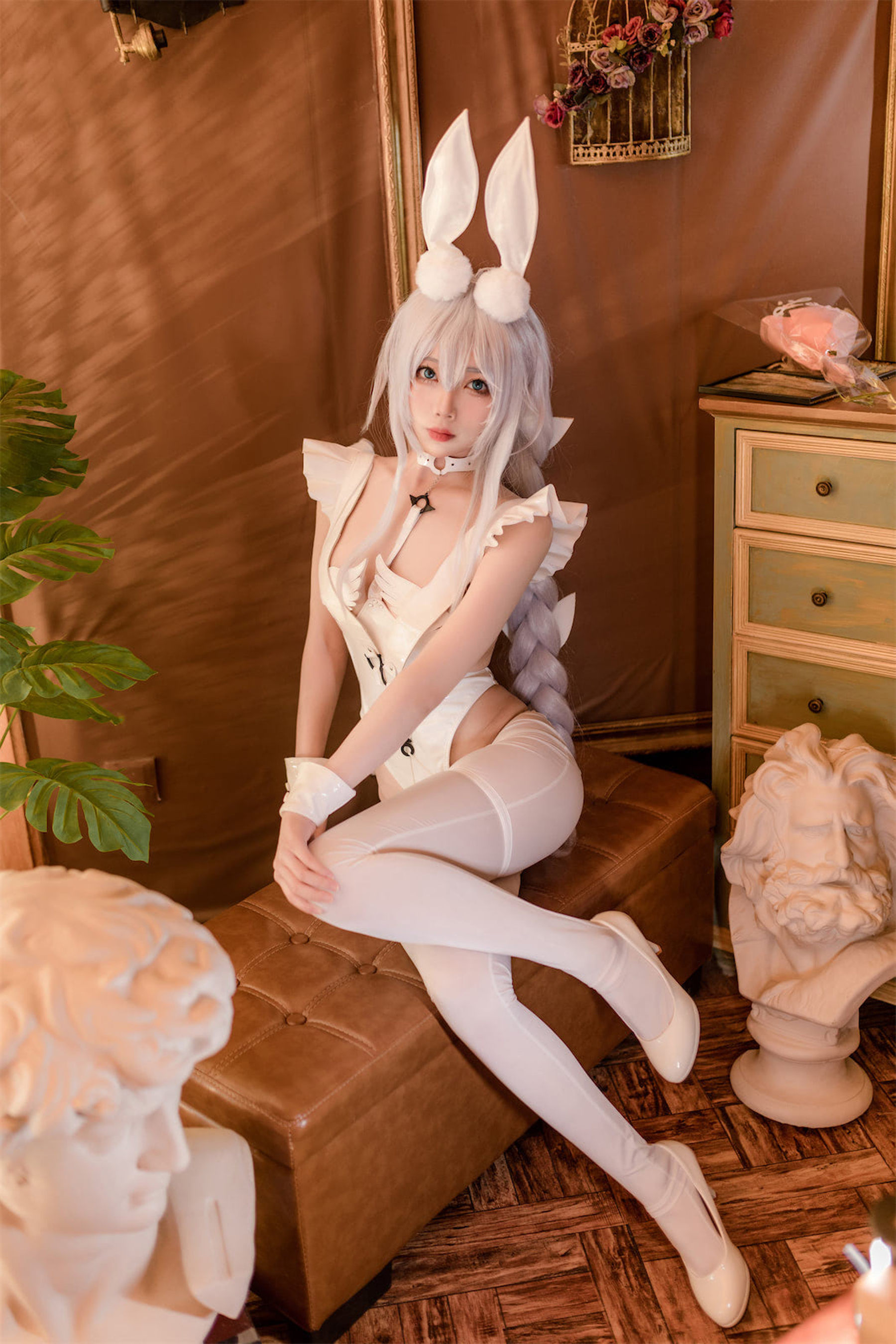 杏仁曲奇 – 碧蓝航线 恶毒白兔 [40P]