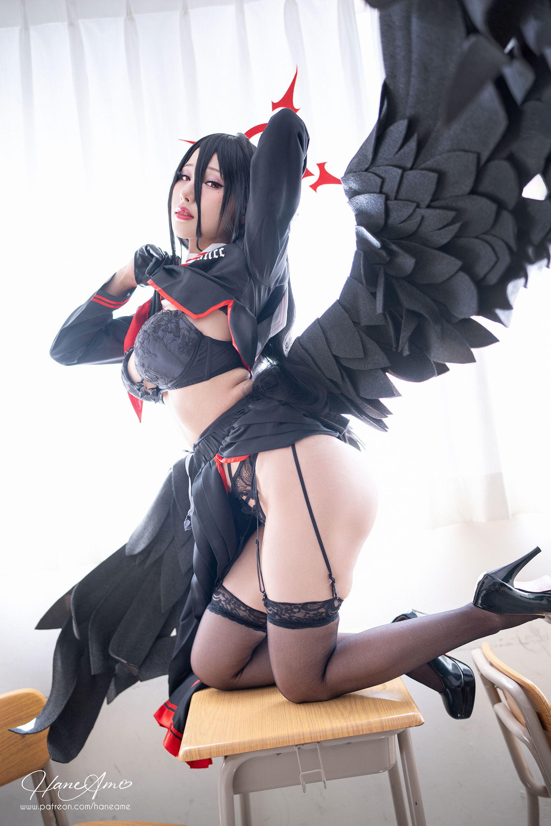 Hane Ame 雨波写真 – 蔚藍檔案-羽川蓮實 [18P]