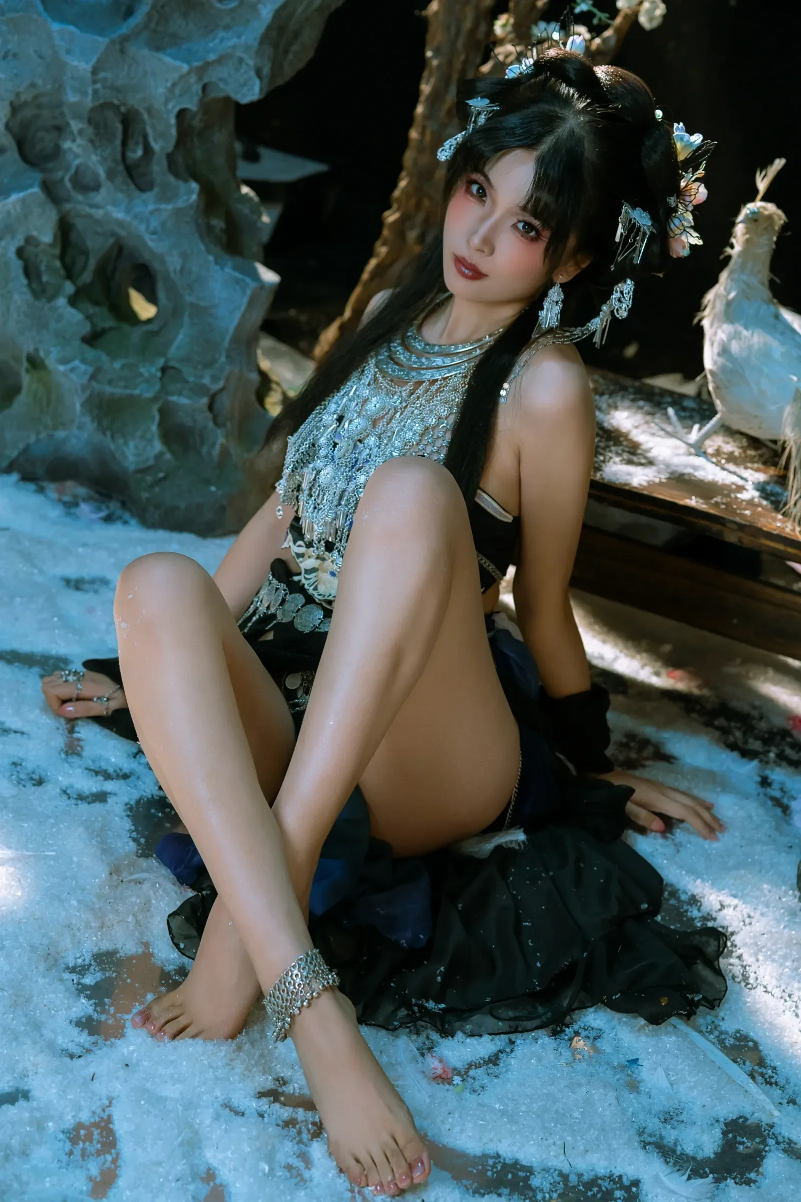 云溪溪&#038;轩萧学姐 – 苗疆少女 [24P]