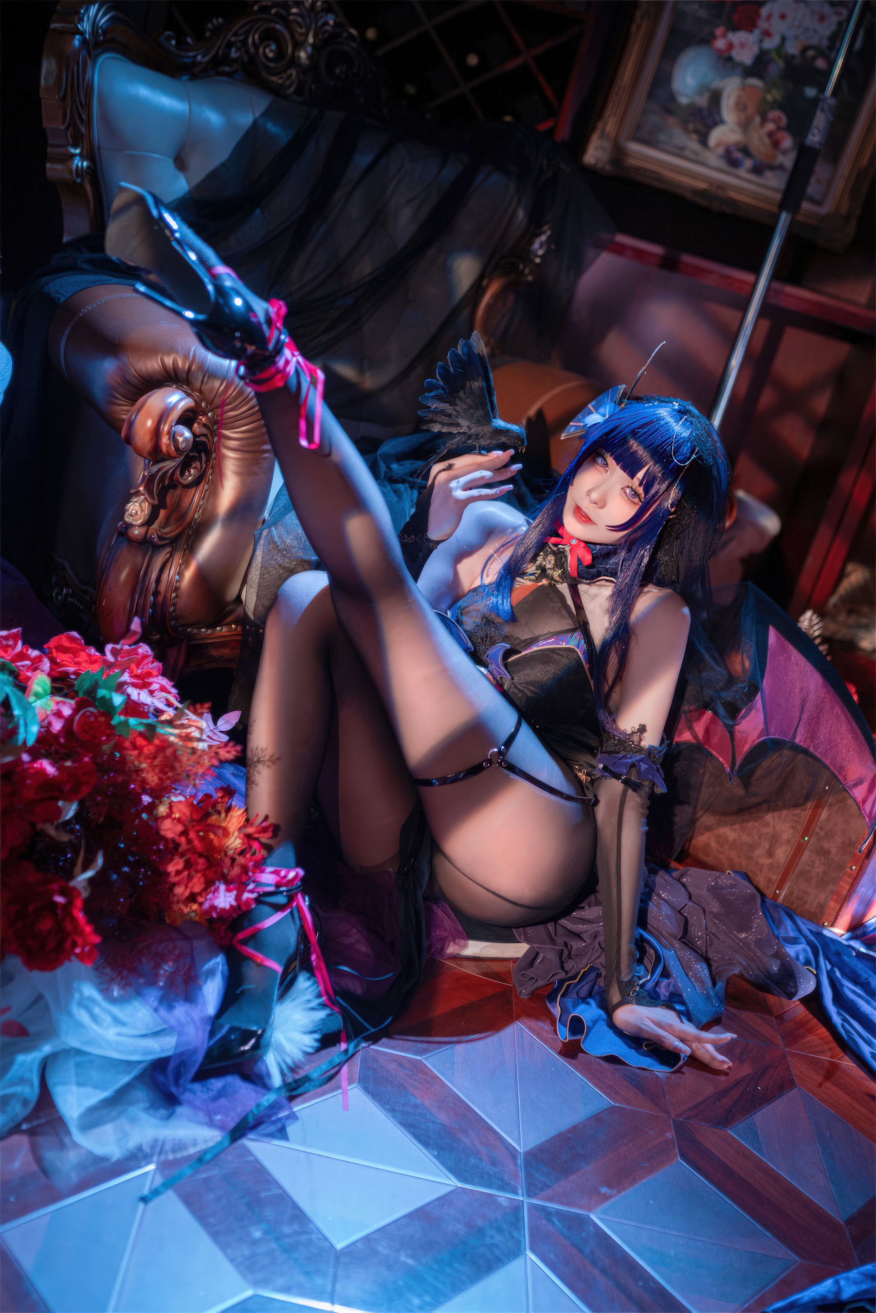 安食Ajiki – 原神 雷电将军魅魔 [24P]