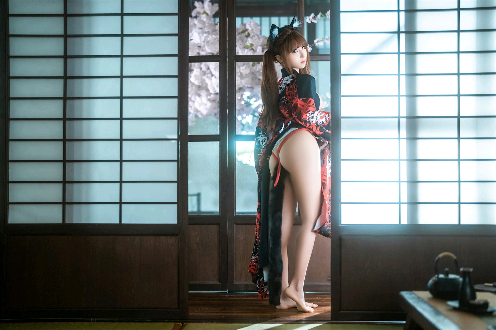 蠢沫沫 – 捆绑和服 [55P]