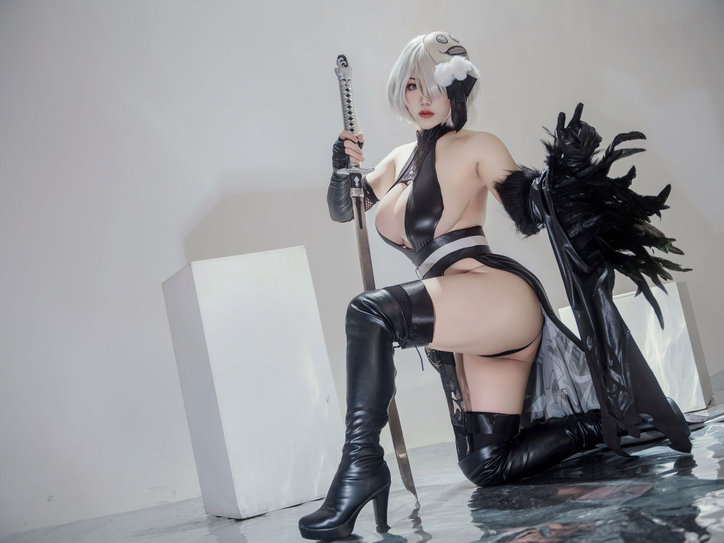 羊之甘露 – 2B同人旗袍X羊の机密 [22P]