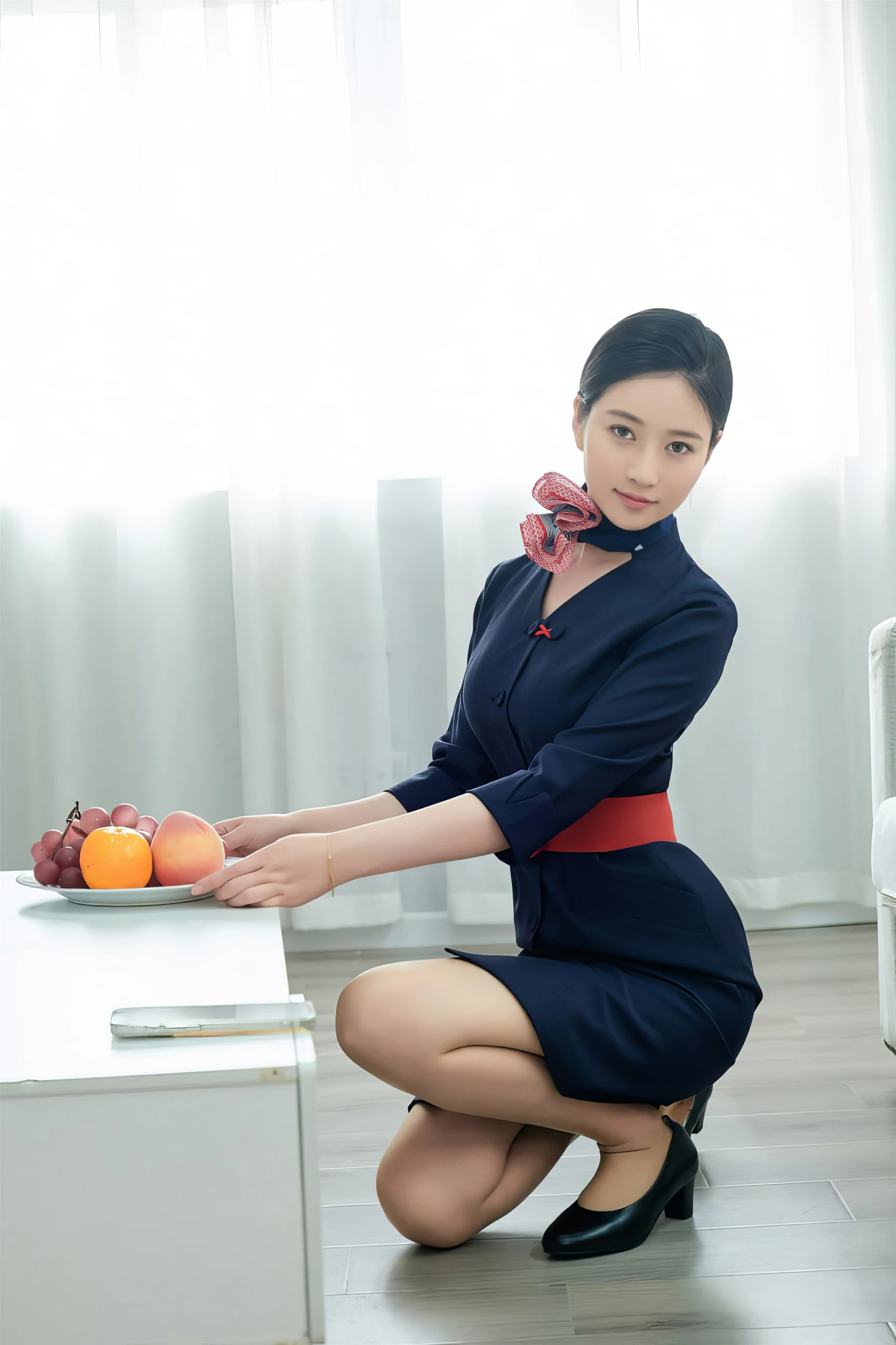 年年Nnian – 空姐制服 [83P]