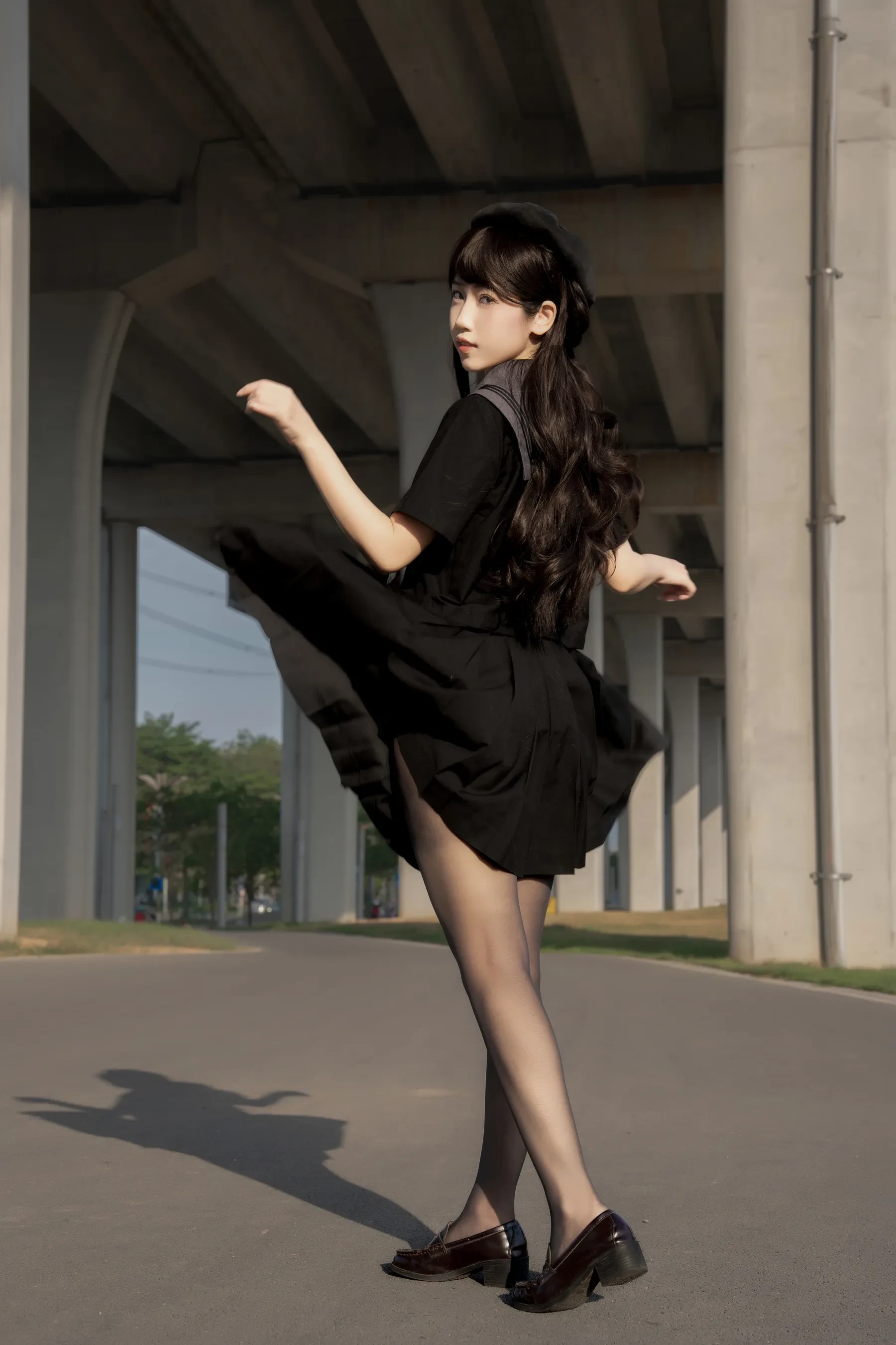 不呆猫 – 放课后野外JK [70P]