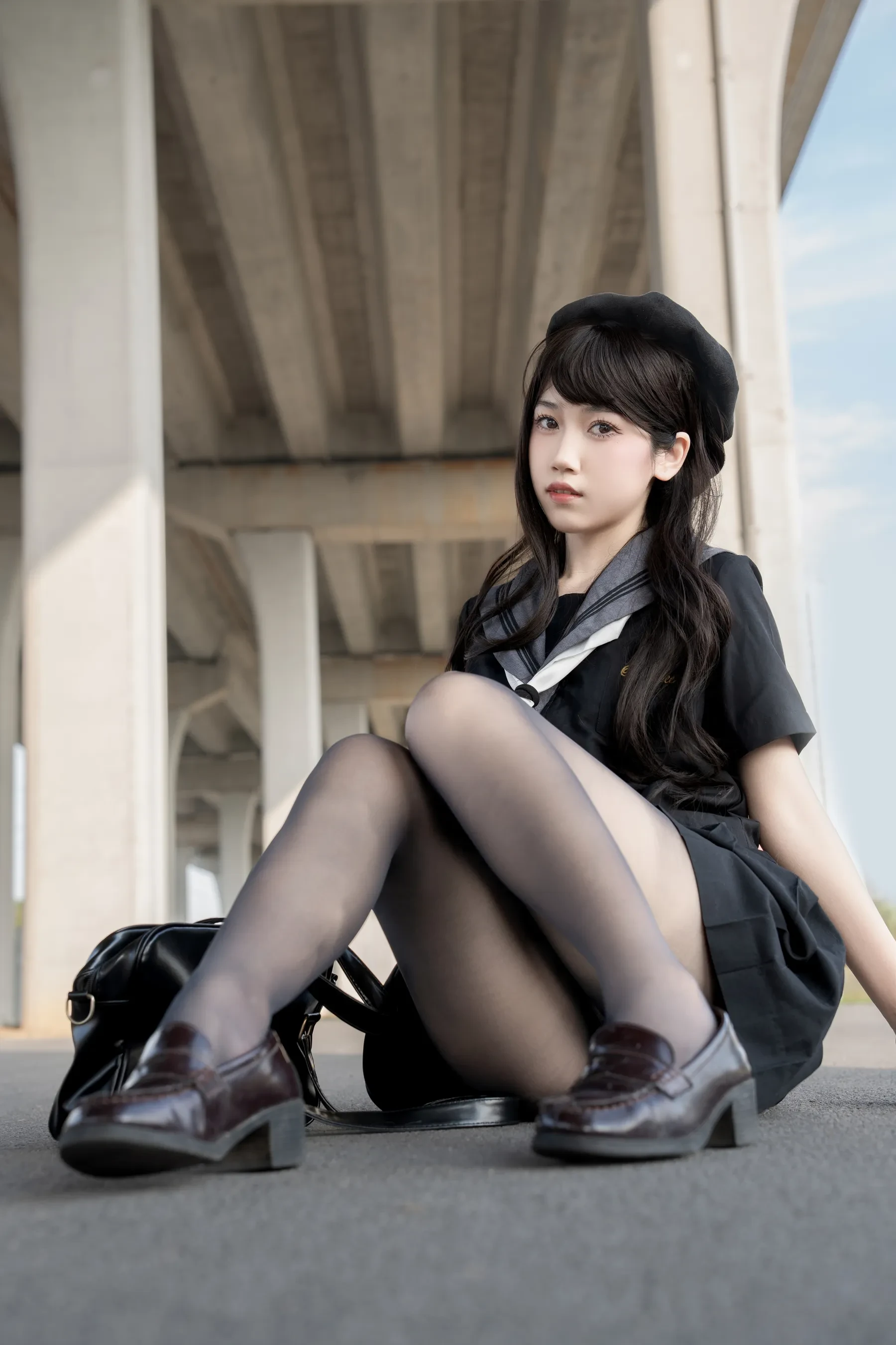 不呆猫 – 放课后野外JK [70P]