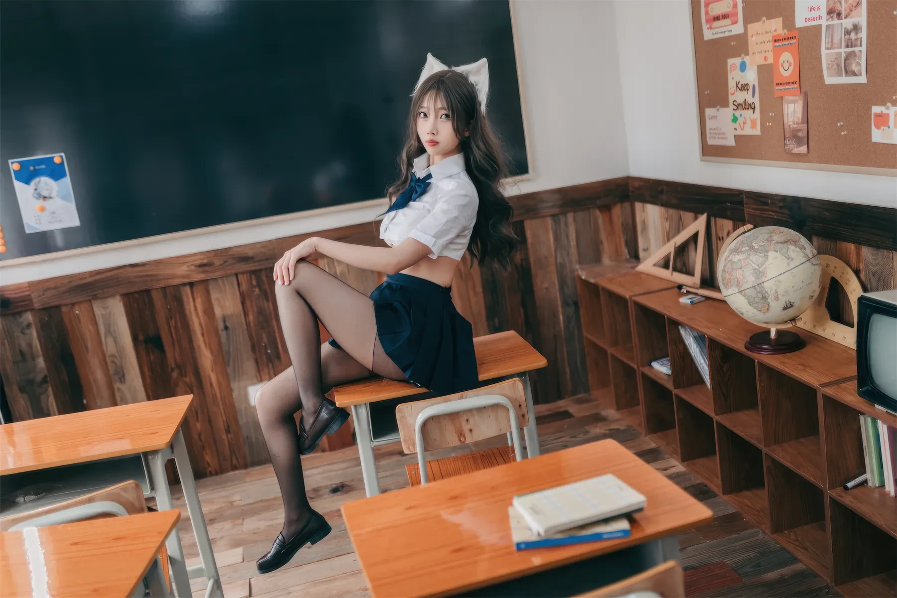 杏仁曲奇 – 生徒会坏猫猫 [52P]