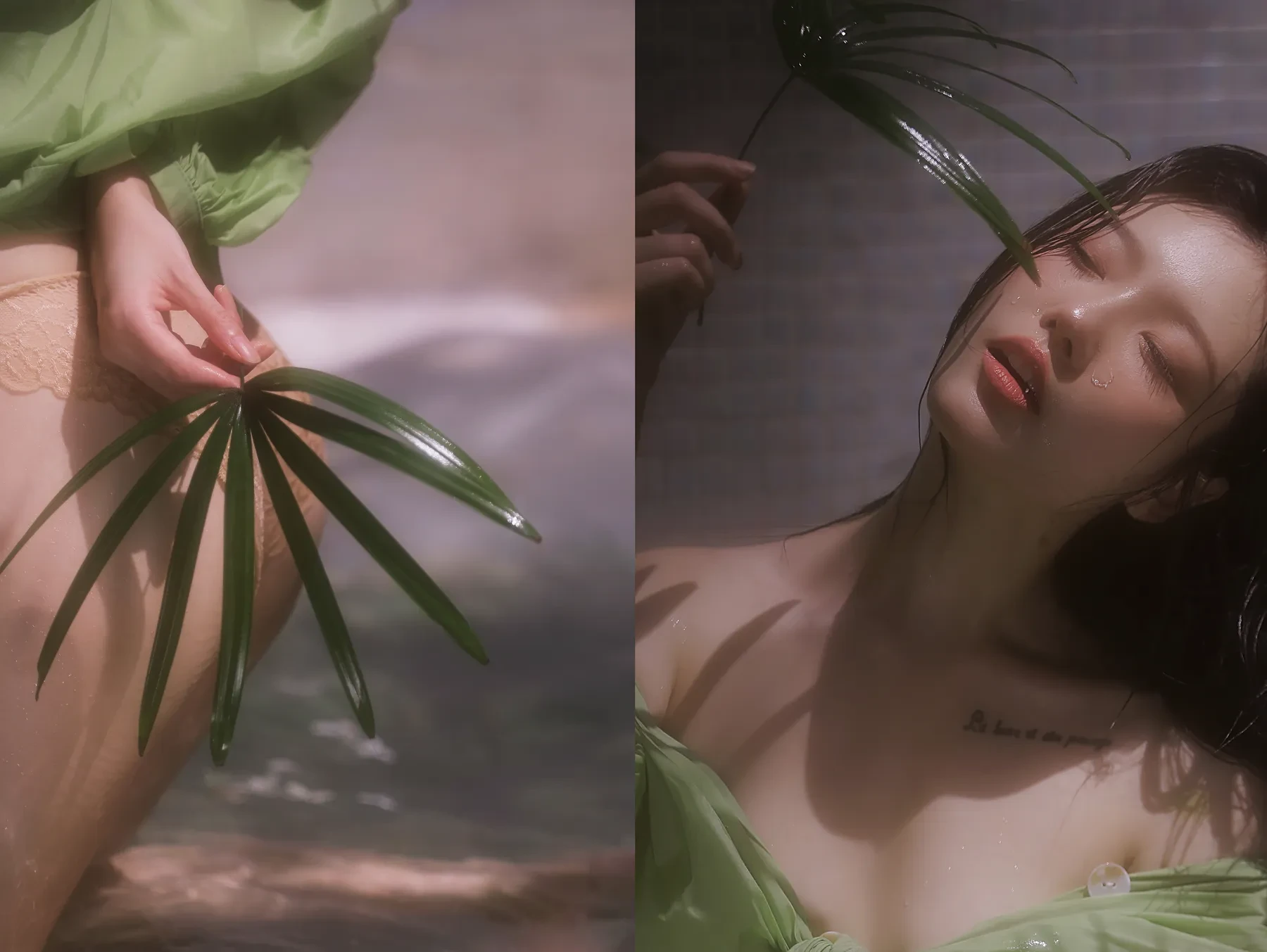 桃良阿宅 – 绿意 [23P]