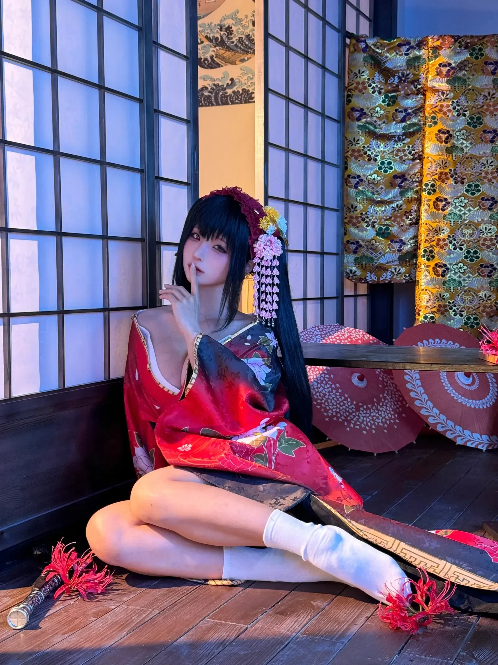 蠢沫沫 – 狂三和服 · 花絮 [110P]