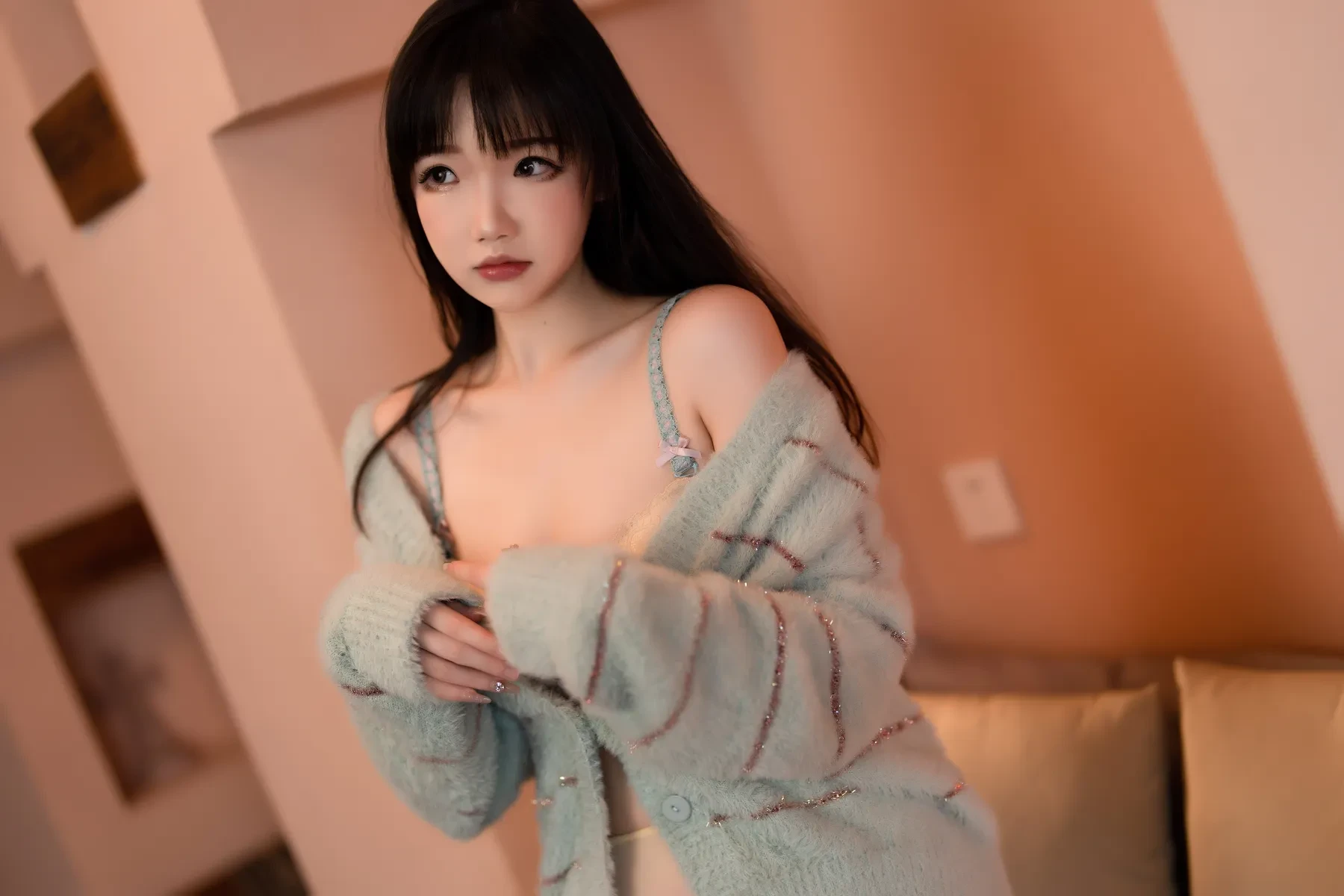 雪晴Astra – 静谧薄荷绿 [67P]