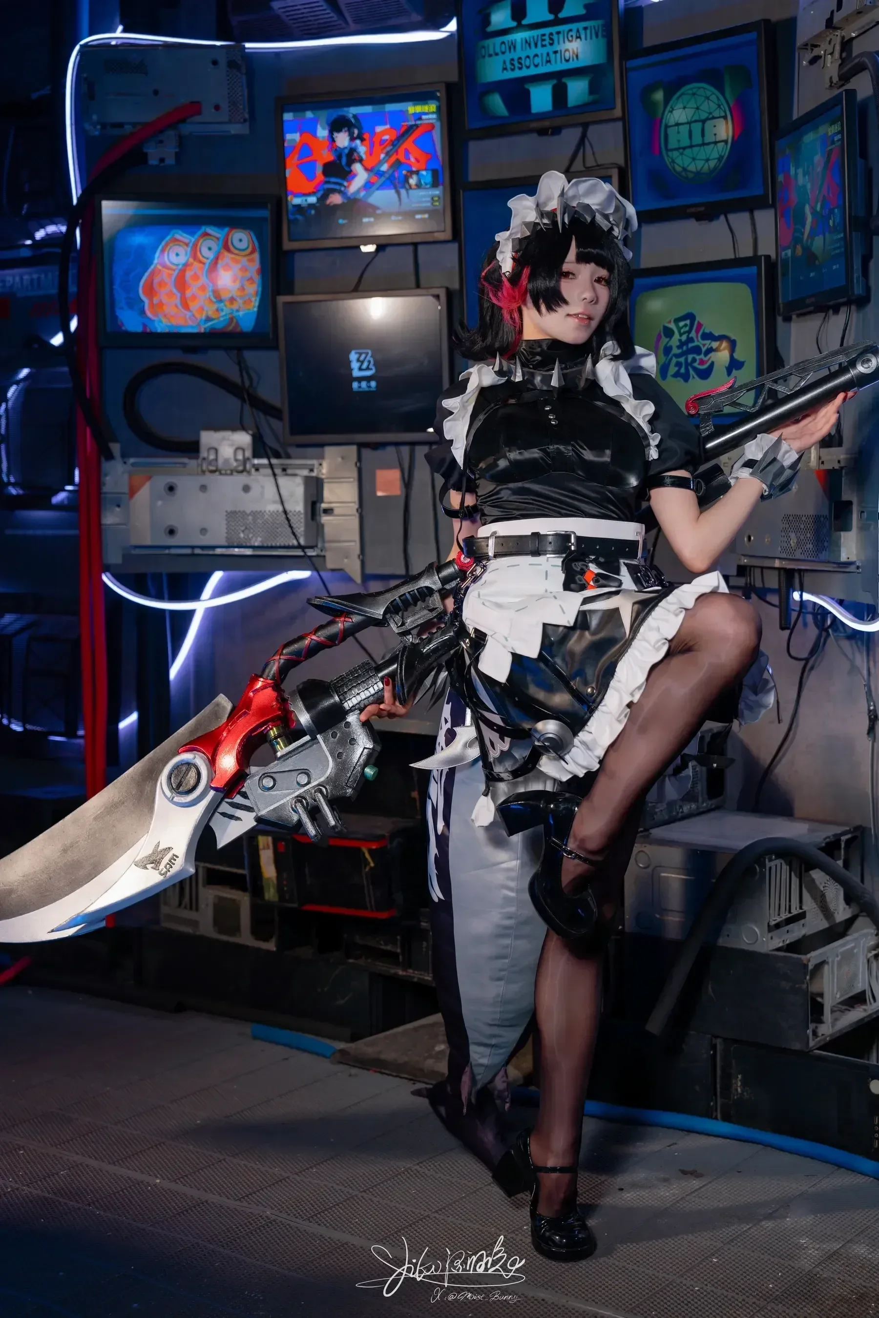 咬一口兔娘 – 8月作品『慵懒逐浪-艾莲·乔』[70P]