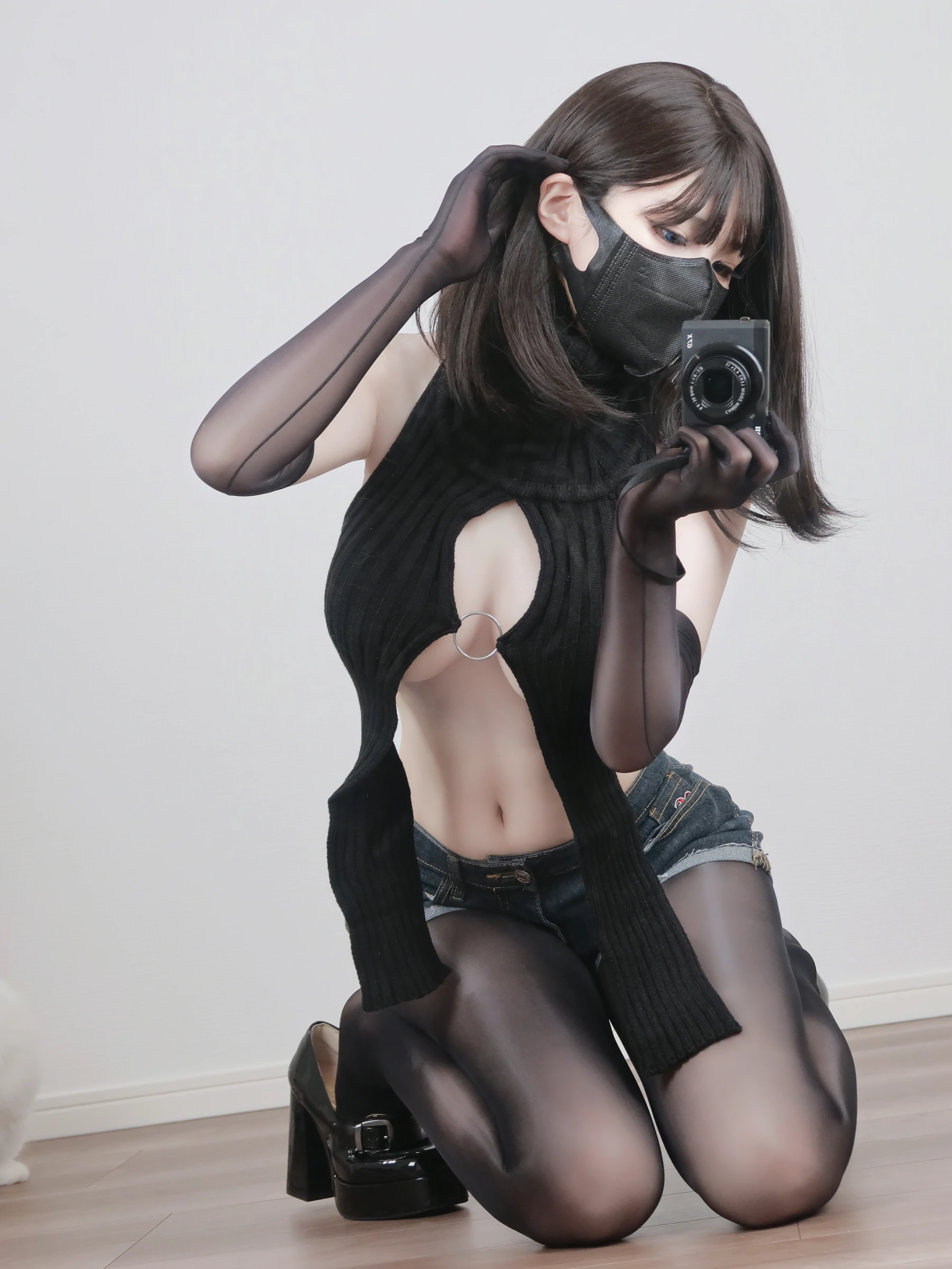 幼愛Youmeko – 毛衣姐姐 [19P]