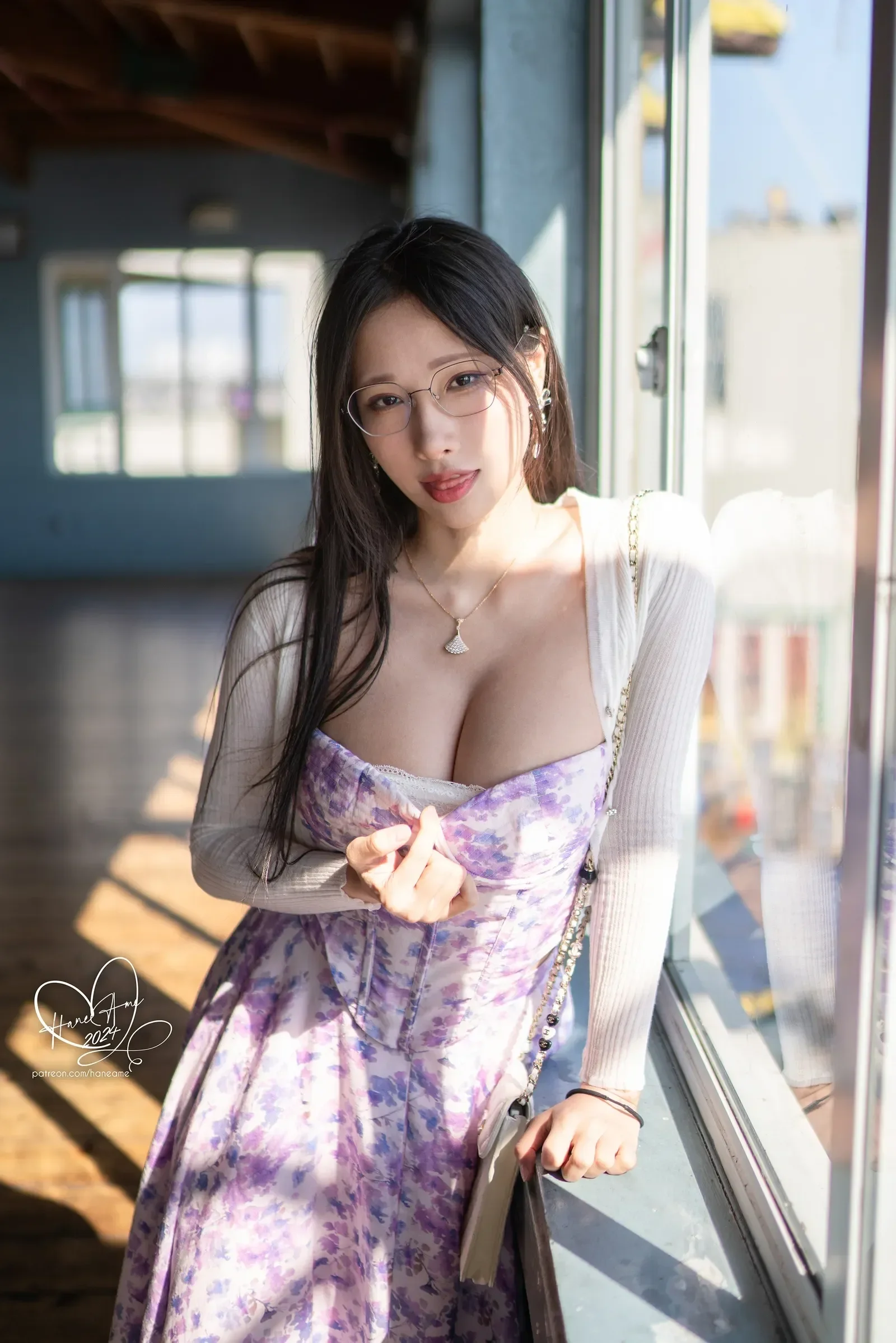 雨波_HaneAme – 波波日常 眼鏡女友 夏末回忆 [60P]