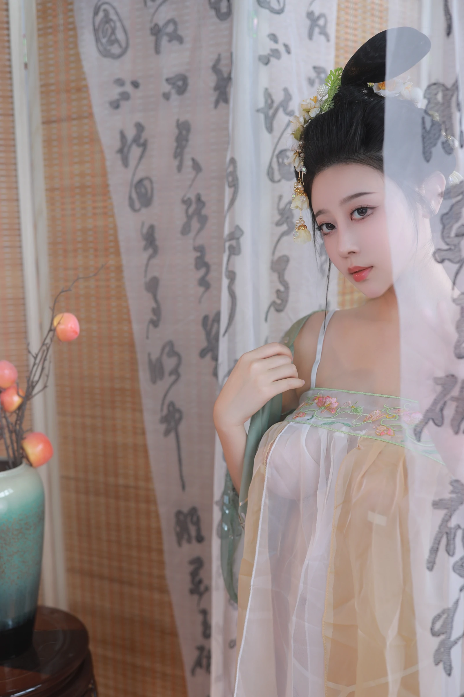 奈汐酱nice – 古风青纱曦 [70P]