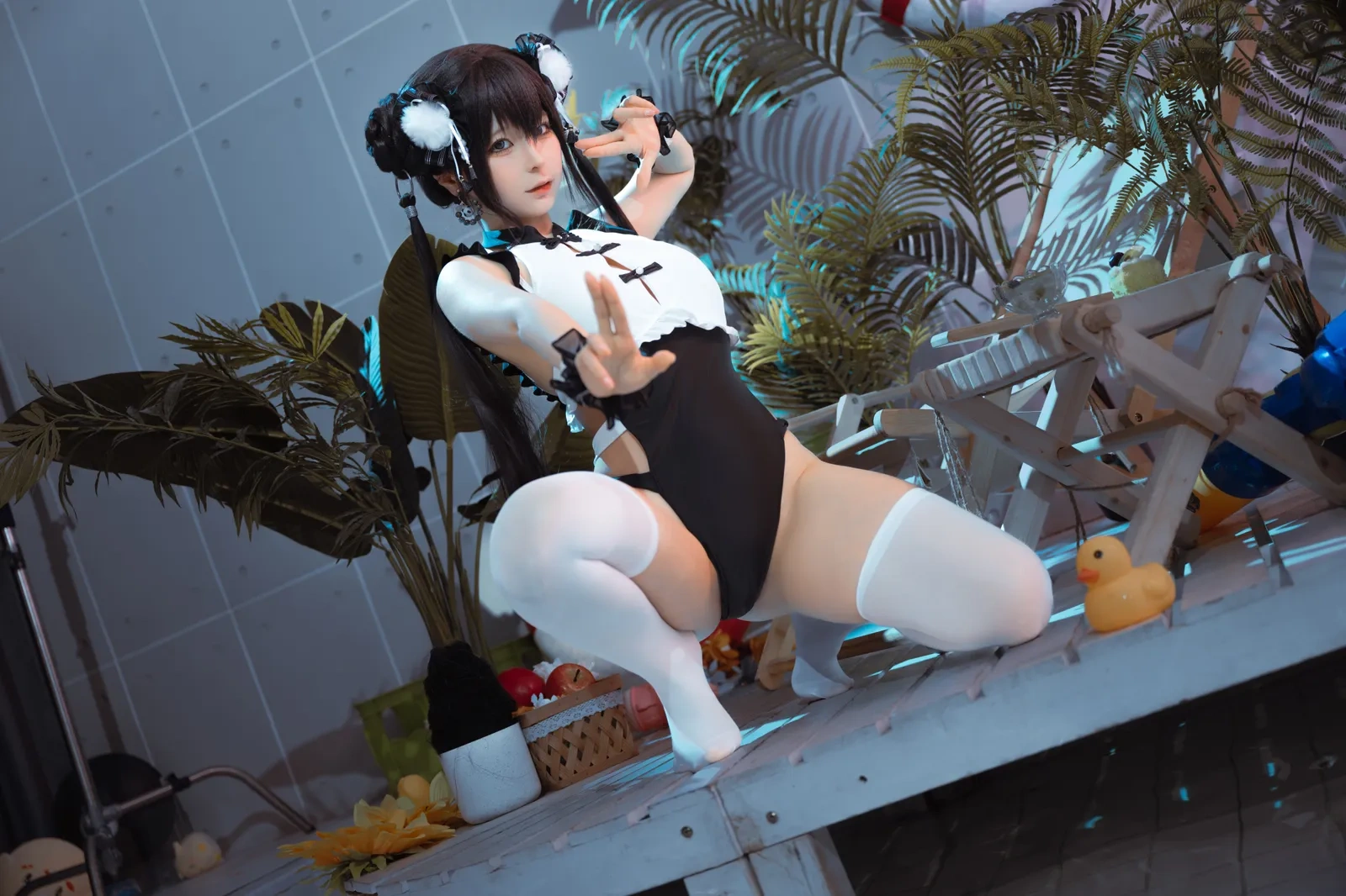 蠢沫沫 – 熊猫娘 [105P]