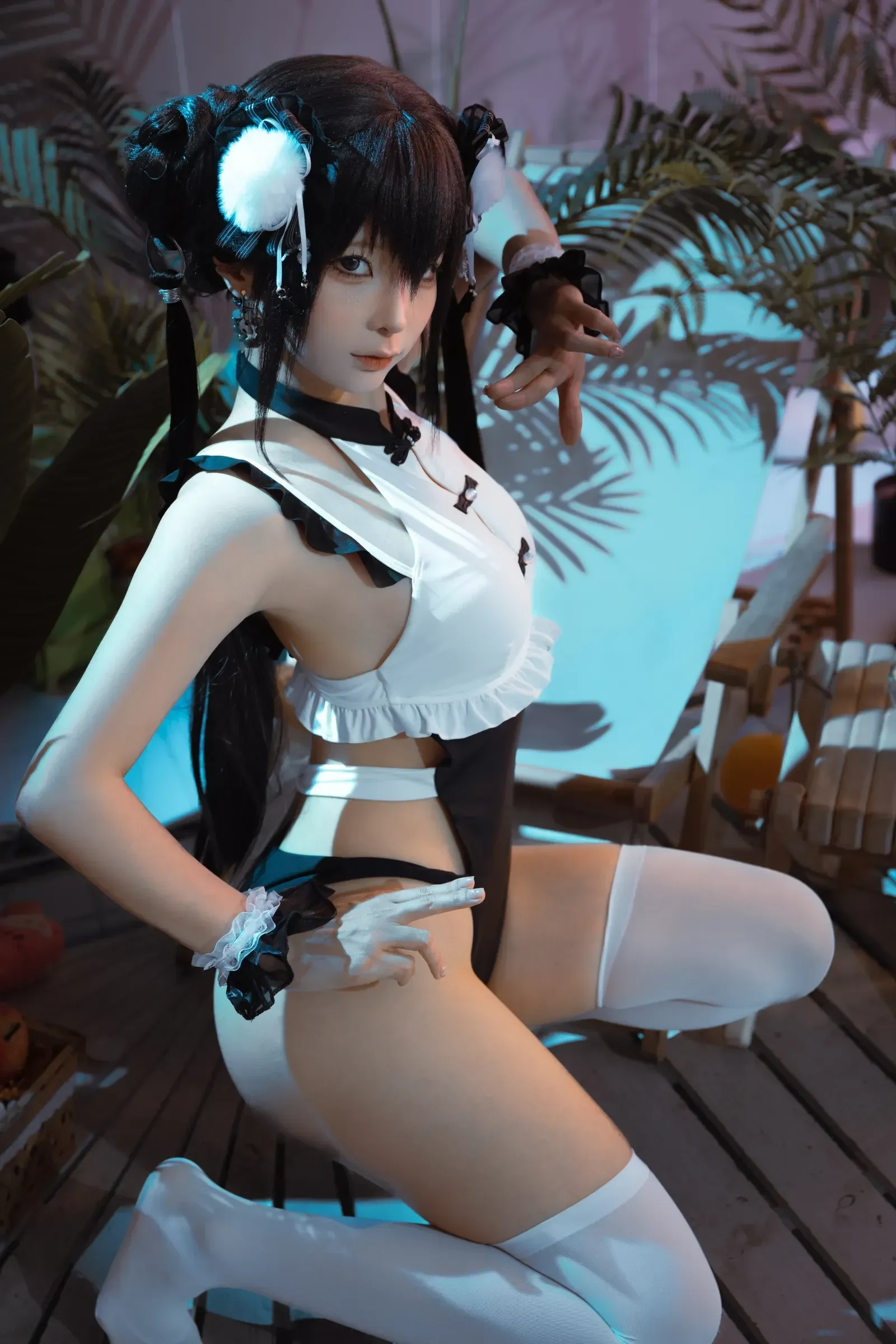 蠢沫沫 – 熊猫娘 [105P]