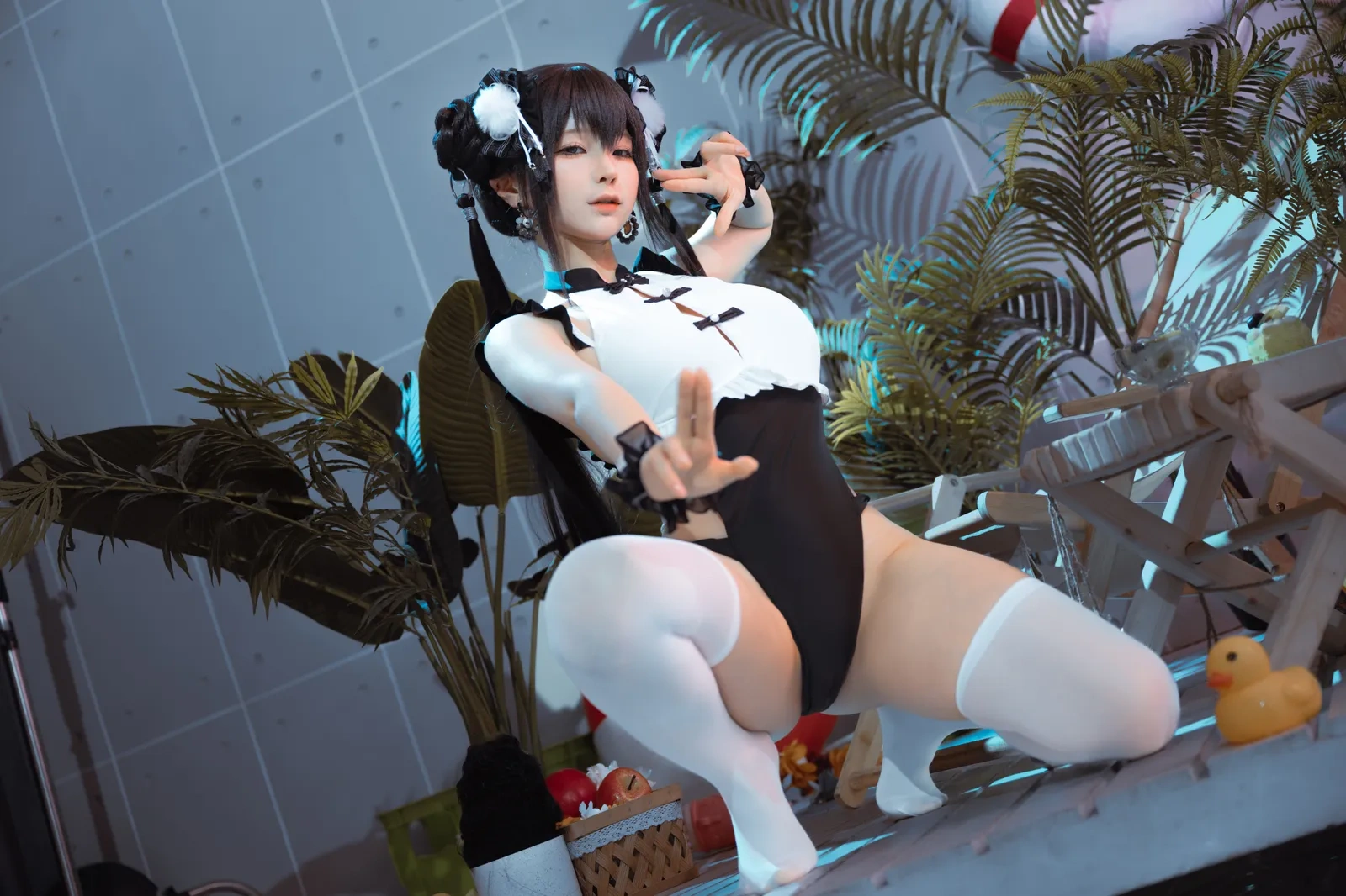 蠢沫沫 – 熊猫娘 [105P]