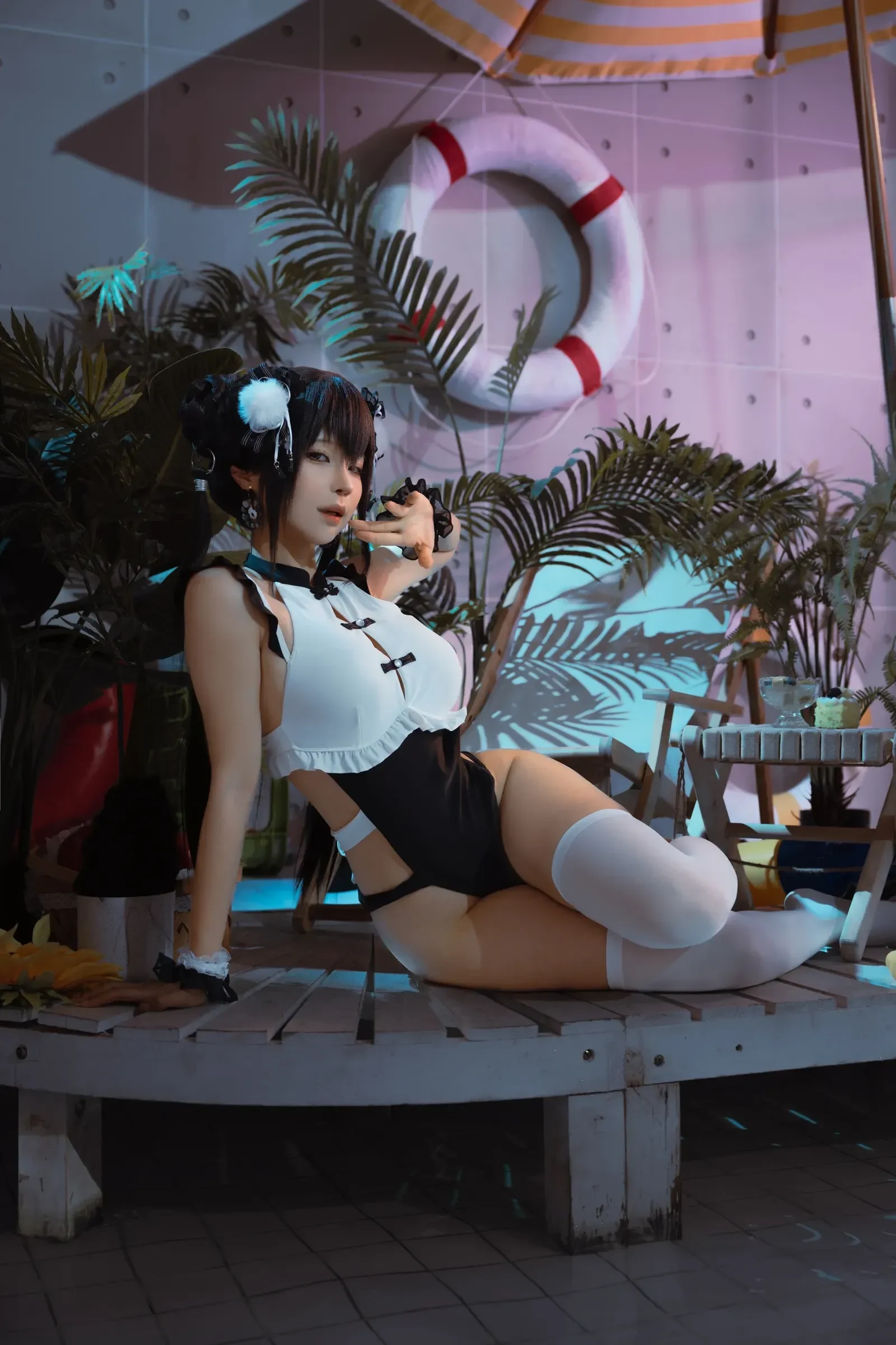 蠢沫沫 – 熊猫娘 [105P]