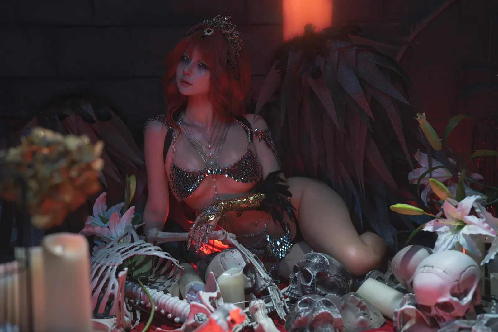 蠢沫沫 – 黑天使 [125P]