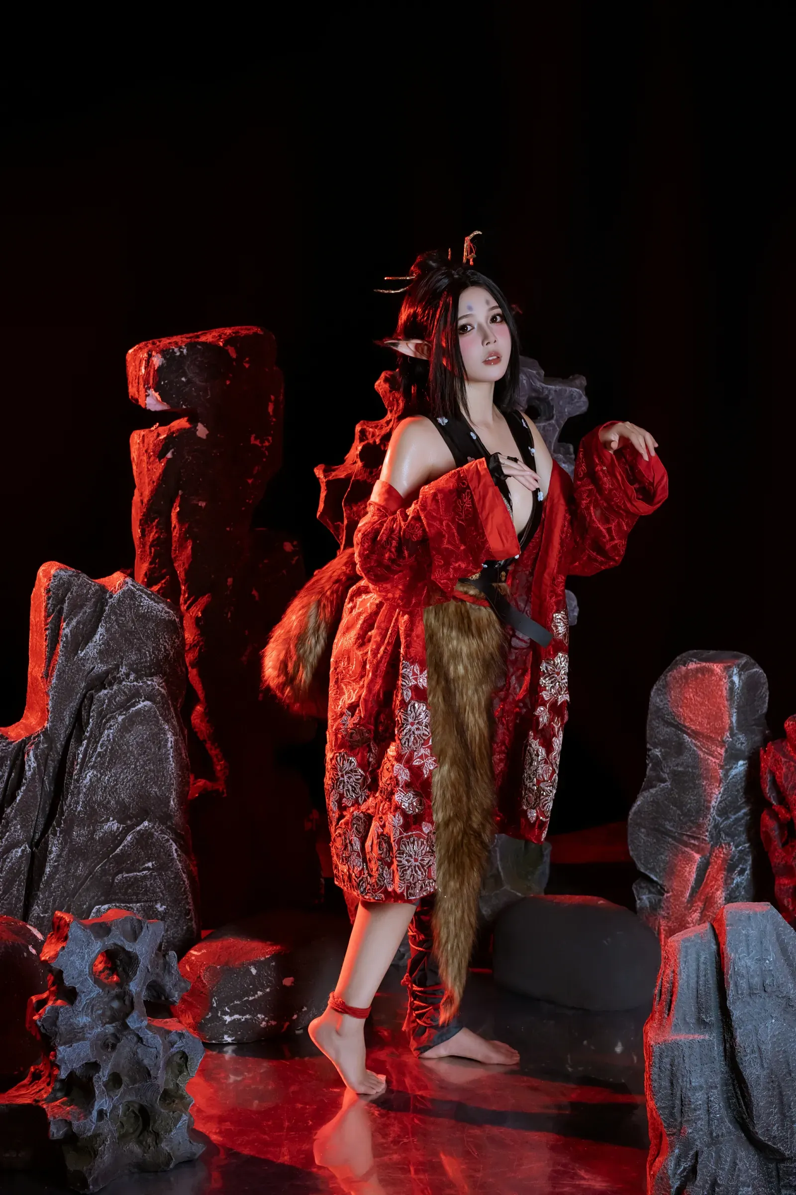 七月喵子 – 黑神话萍萍 [80P]