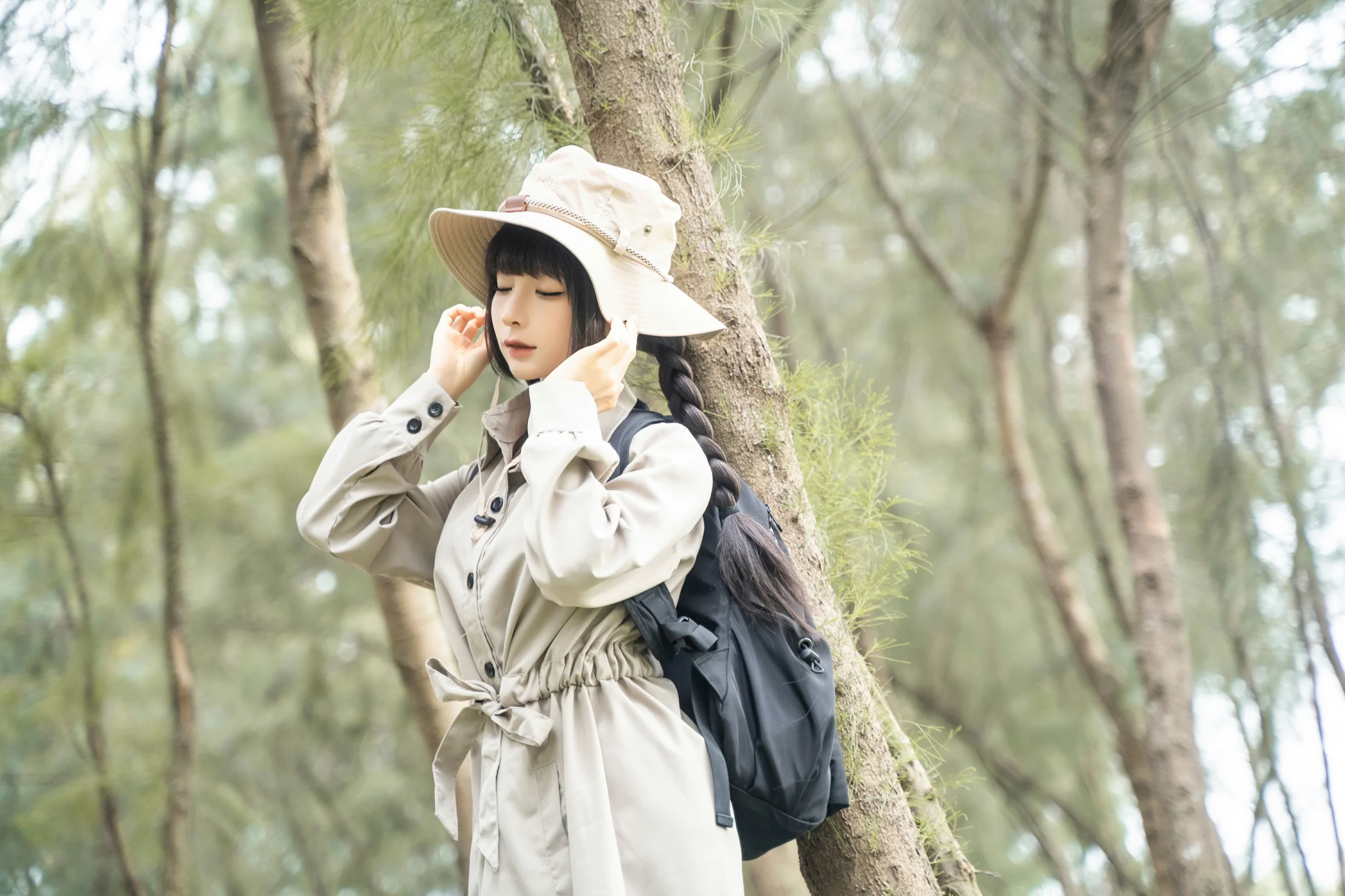 蠢沫沫 – 露营 [53P]