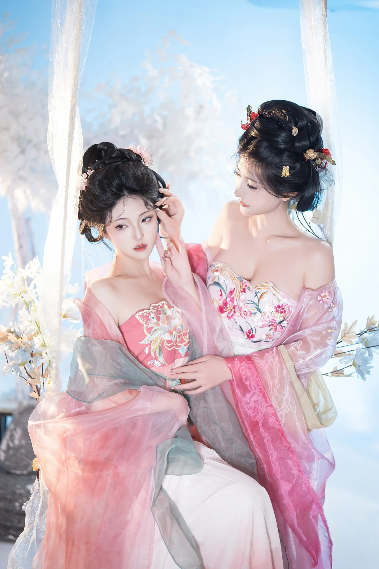 Natsuko夏夏子&#038;星澜 – 瑶池洗凝脂 [77P]