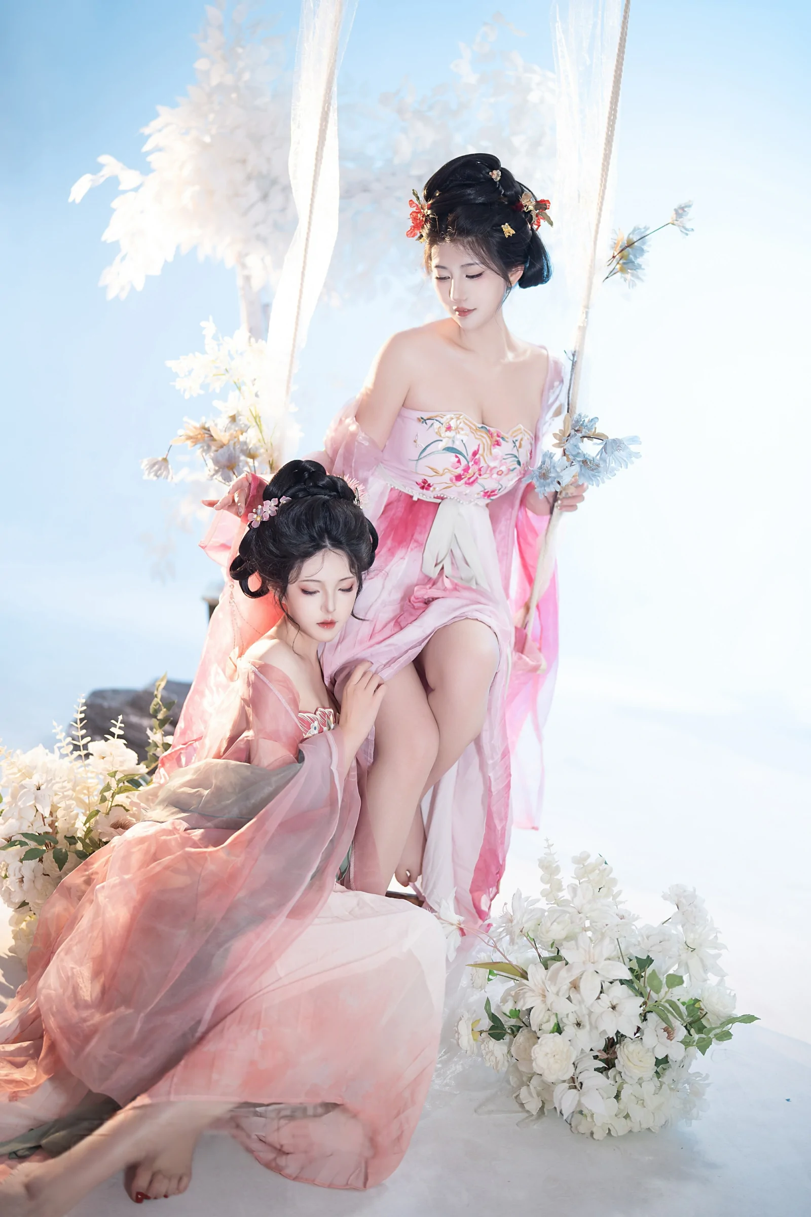 Natsuko夏夏子&#038;星澜 – 瑶池洗凝脂 [77P]