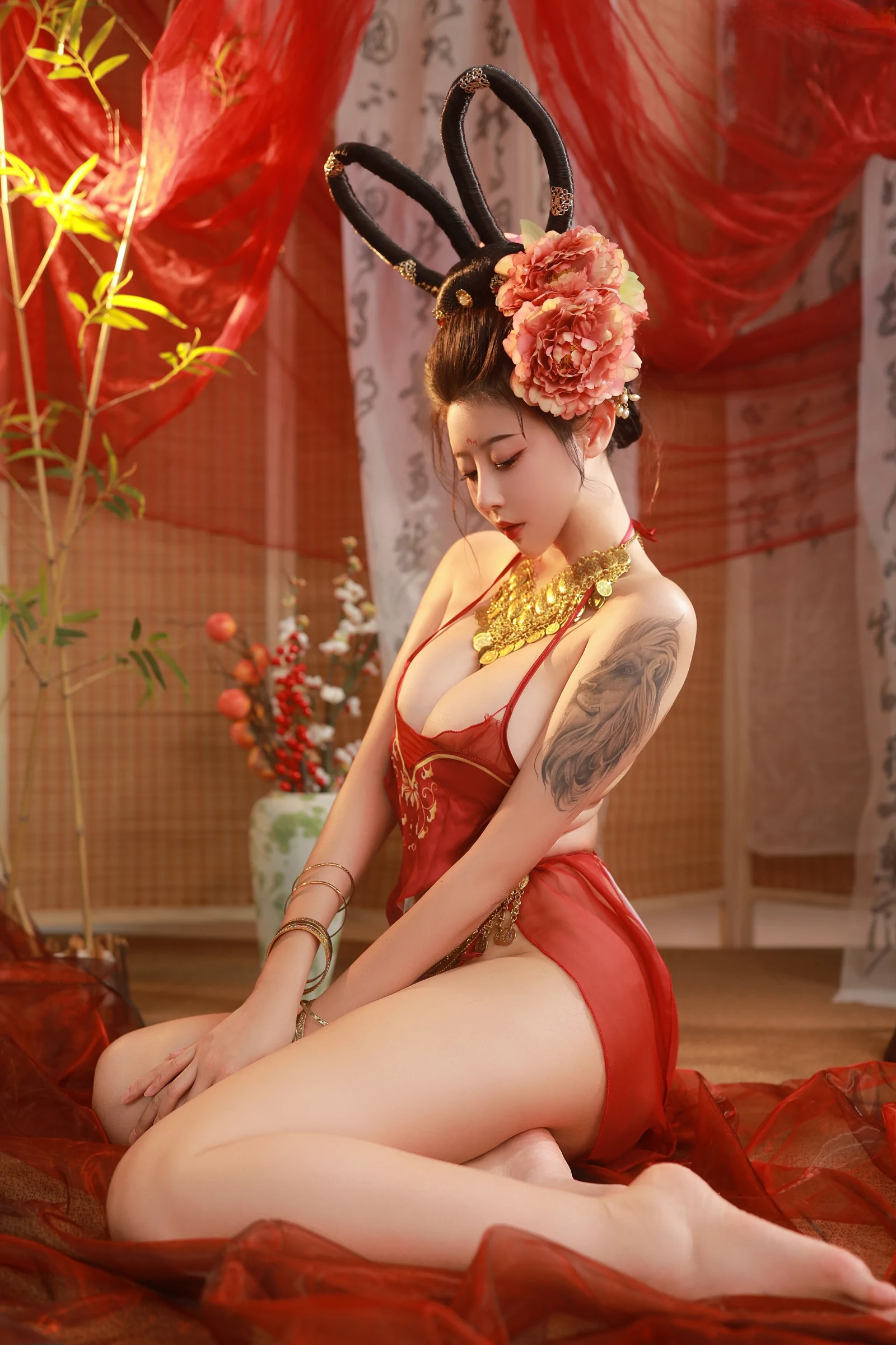 奈汐酱nice – 赤帐舞 [67P]