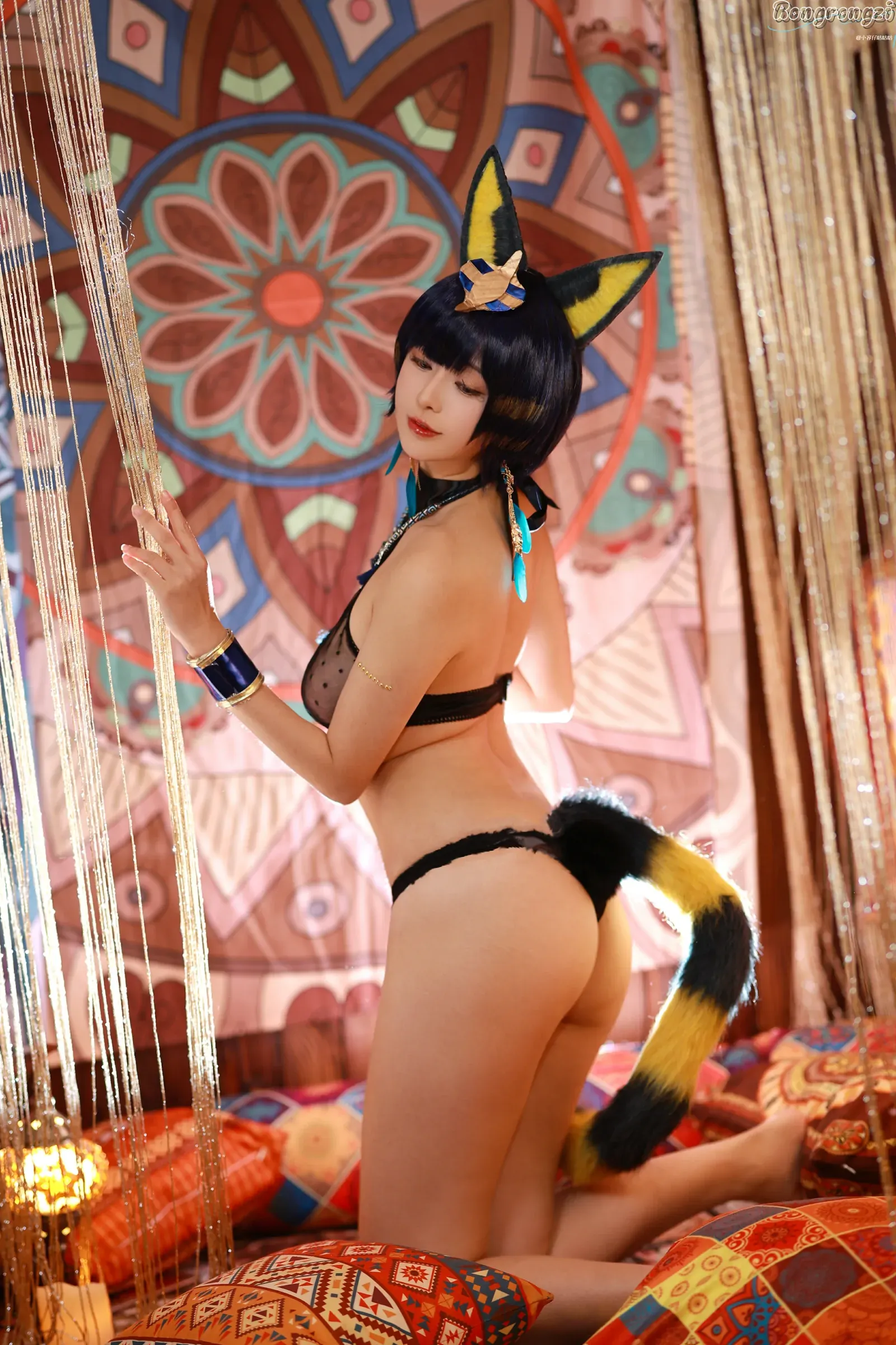 小容仔咕咕咕w – 埃及猫 [58P]