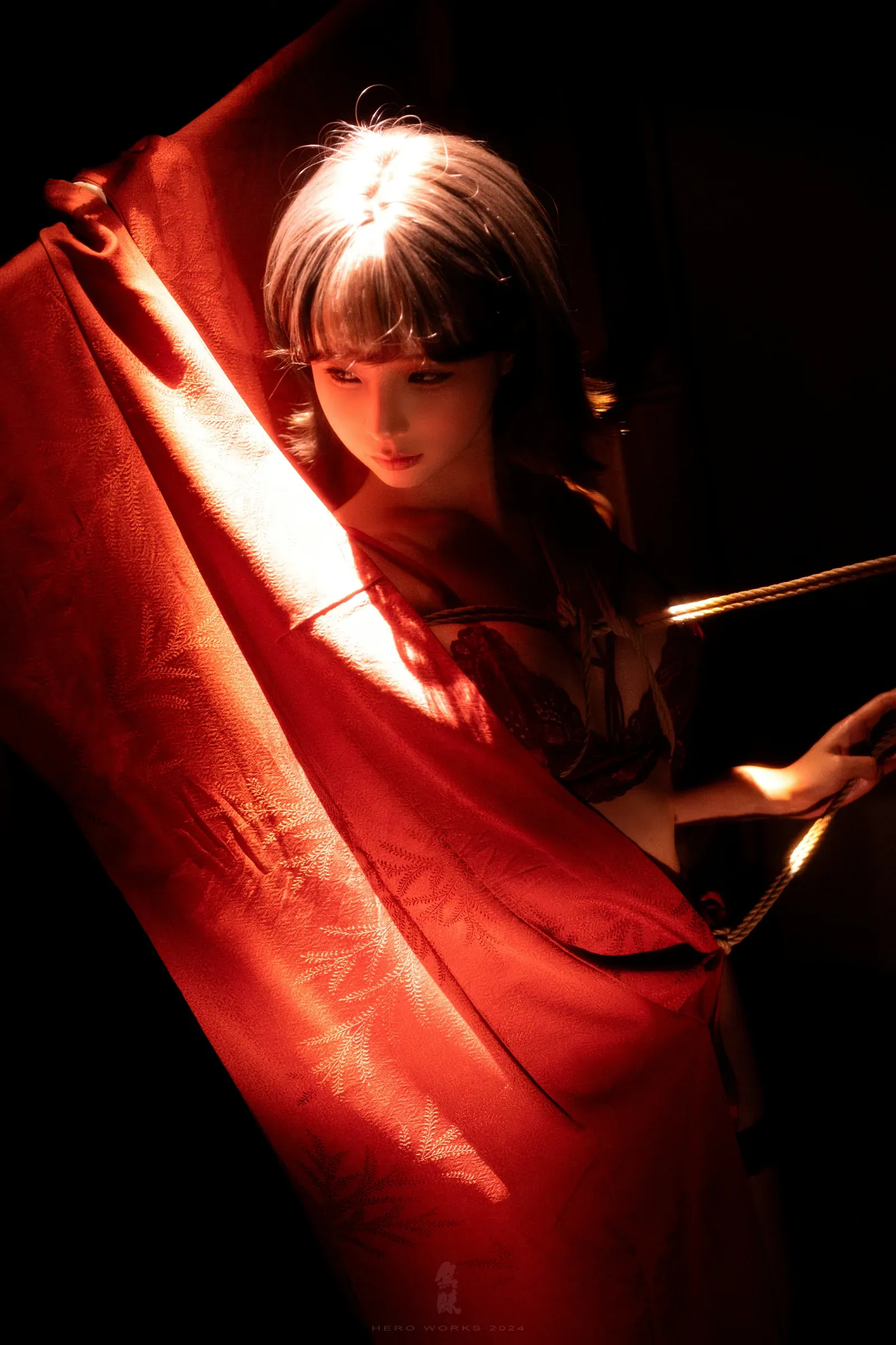 蠢沫沫 – 绳 [23P]