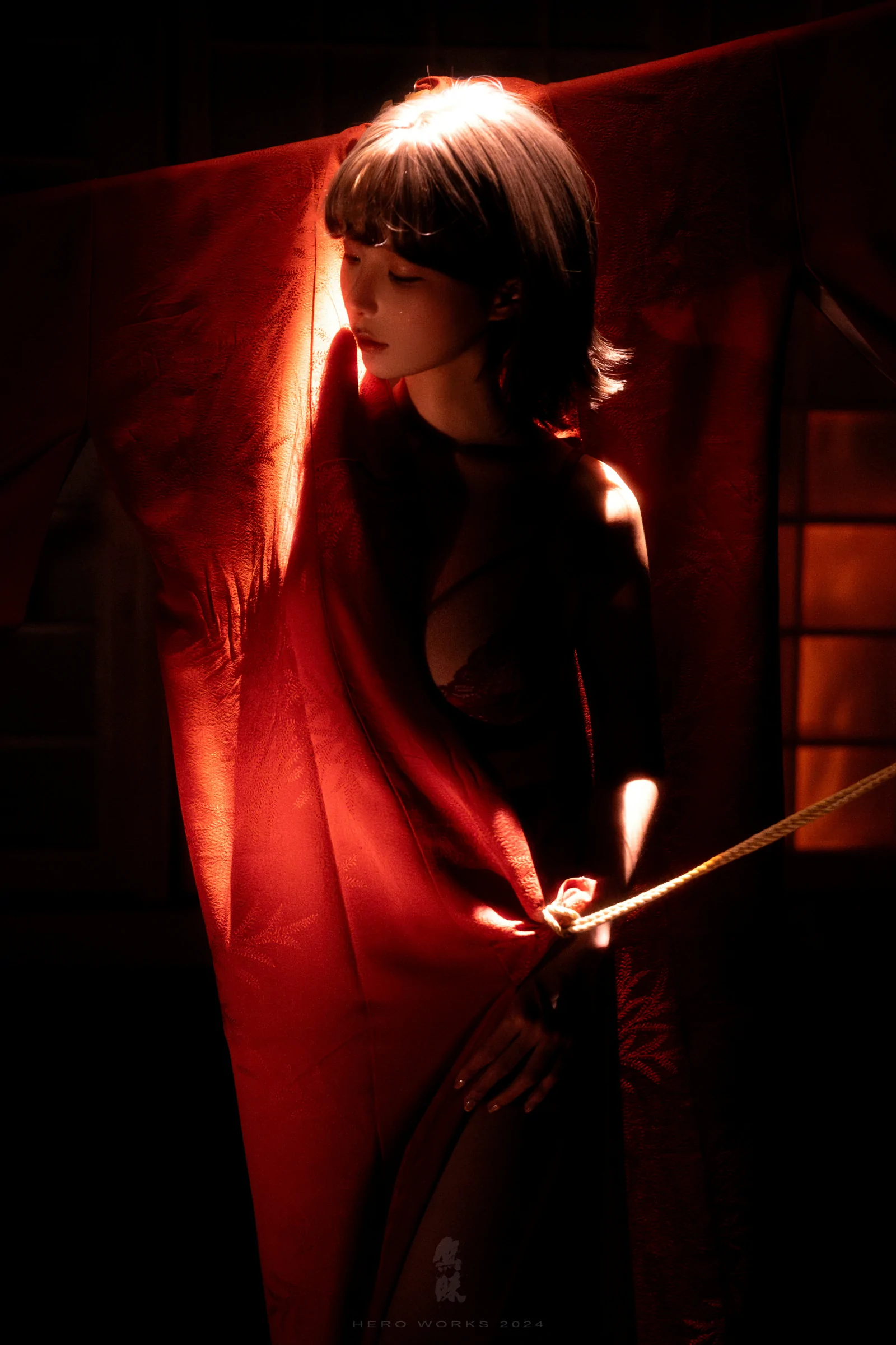 蠢沫沫 – 绳 [23P]