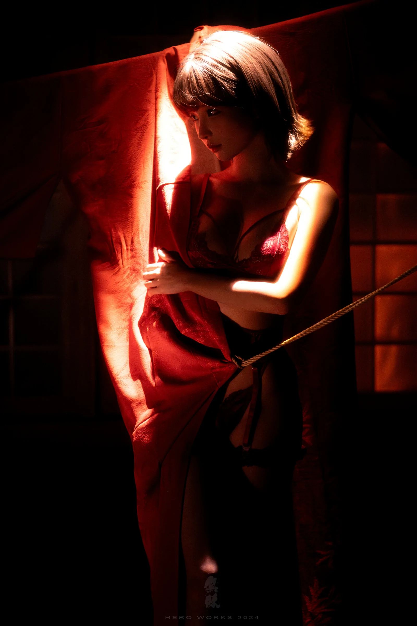 蠢沫沫 – 绳 [23P]