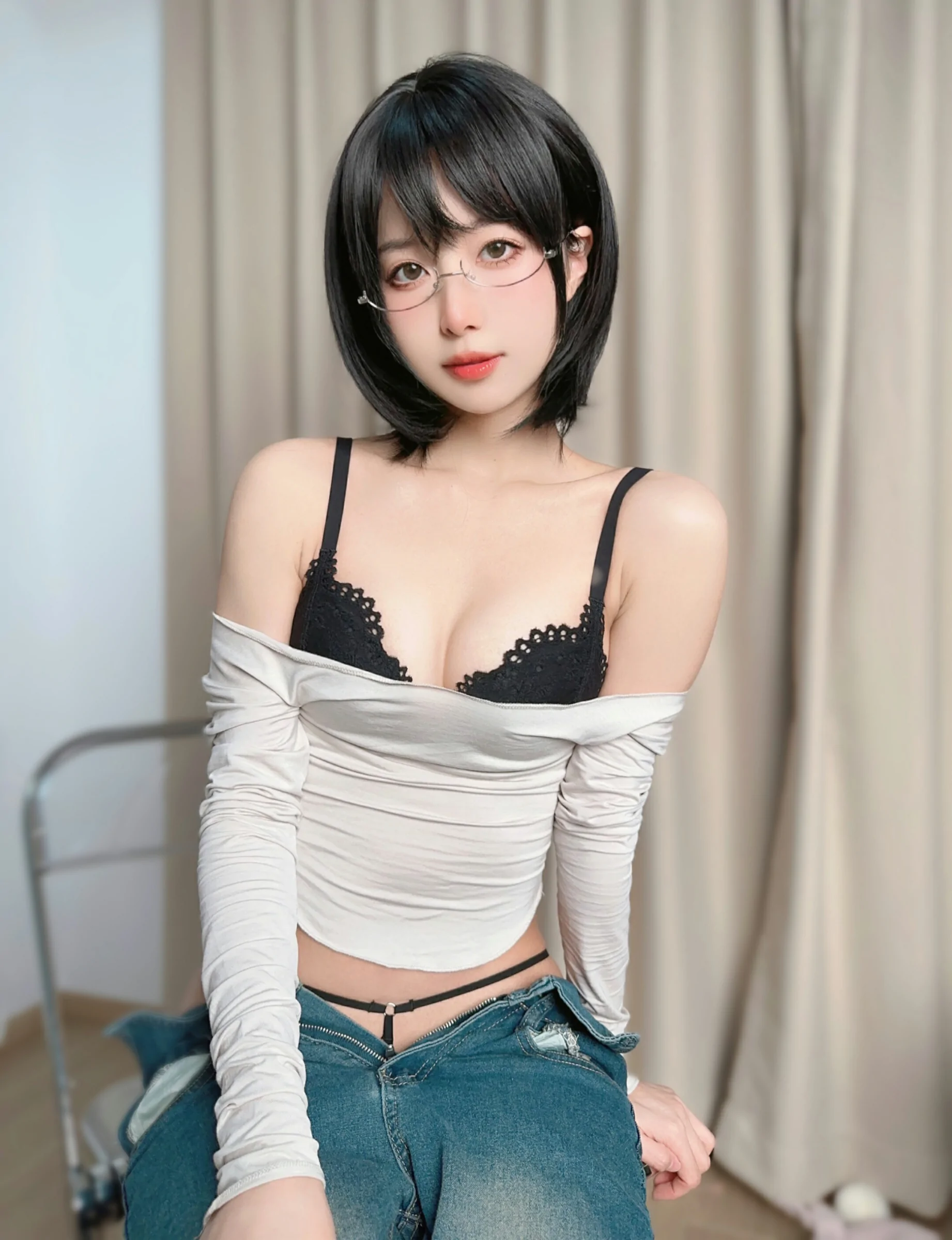 布丁大法 – 牛仔裤 [28P]