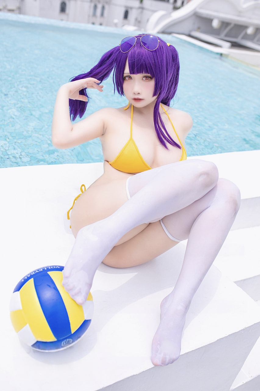 贞子蜜桃 – 碧蓝航线 波拉泳装 [23P]