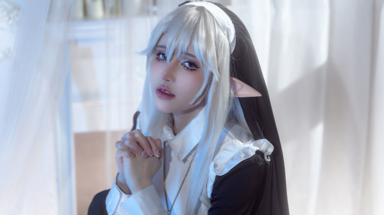 鹿八岁baby – 堕落修女 [61P]