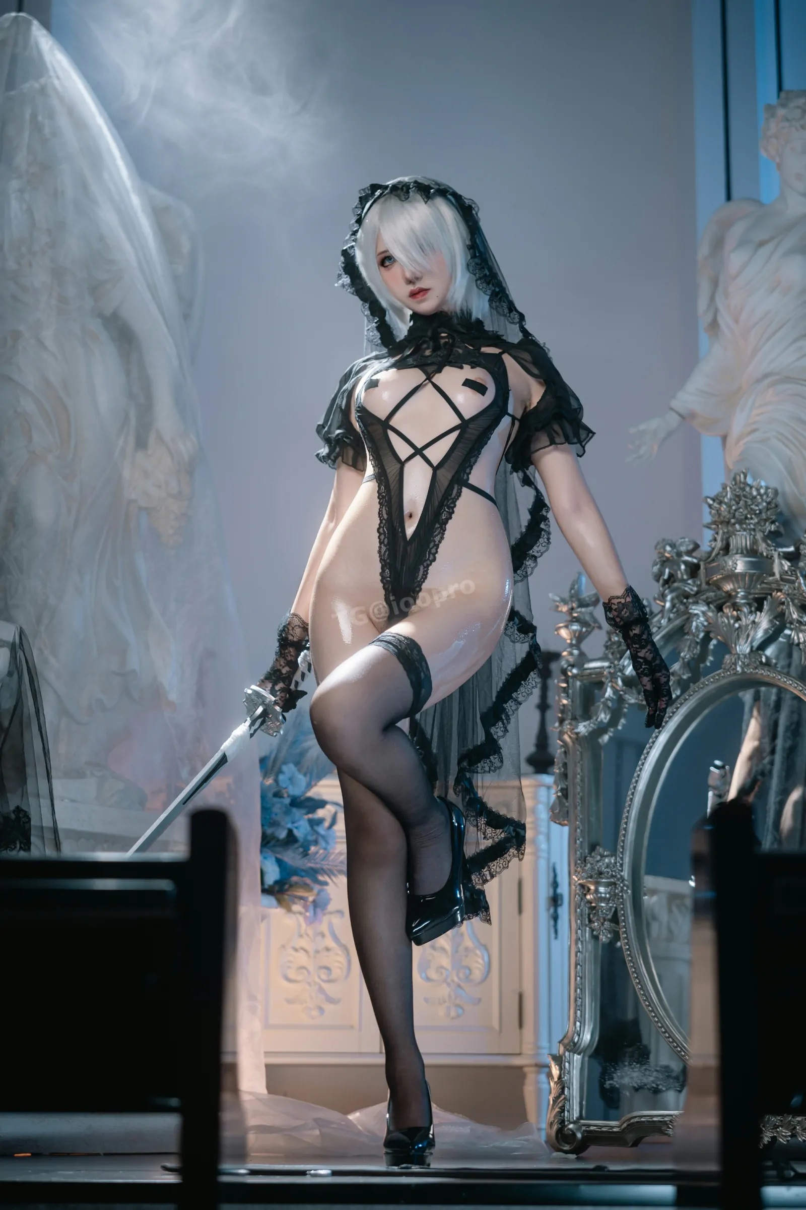 阿薰kaOri – 2B黑花嫁 [93P]