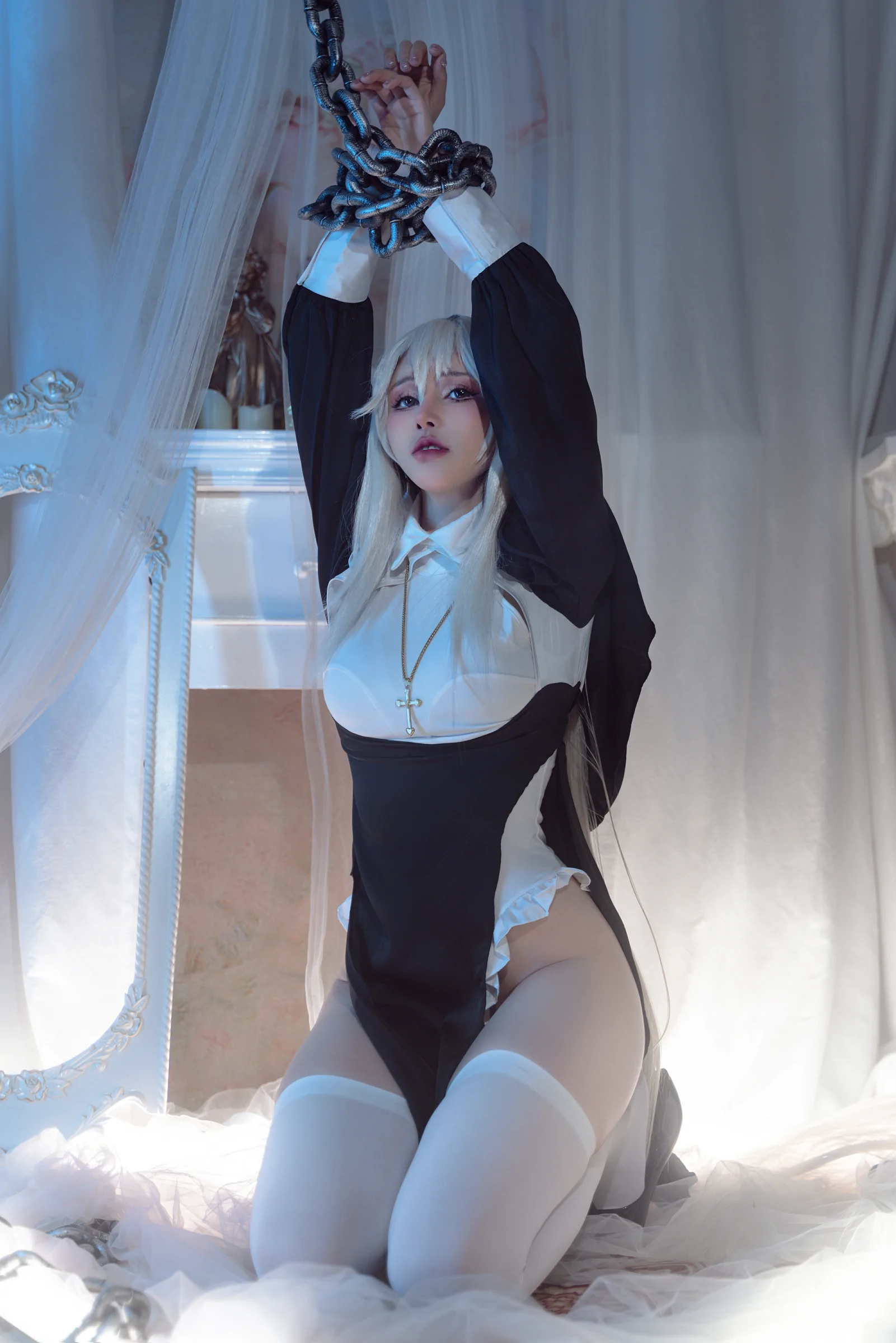 鹿八岁baby – 堕落修女 [61P]