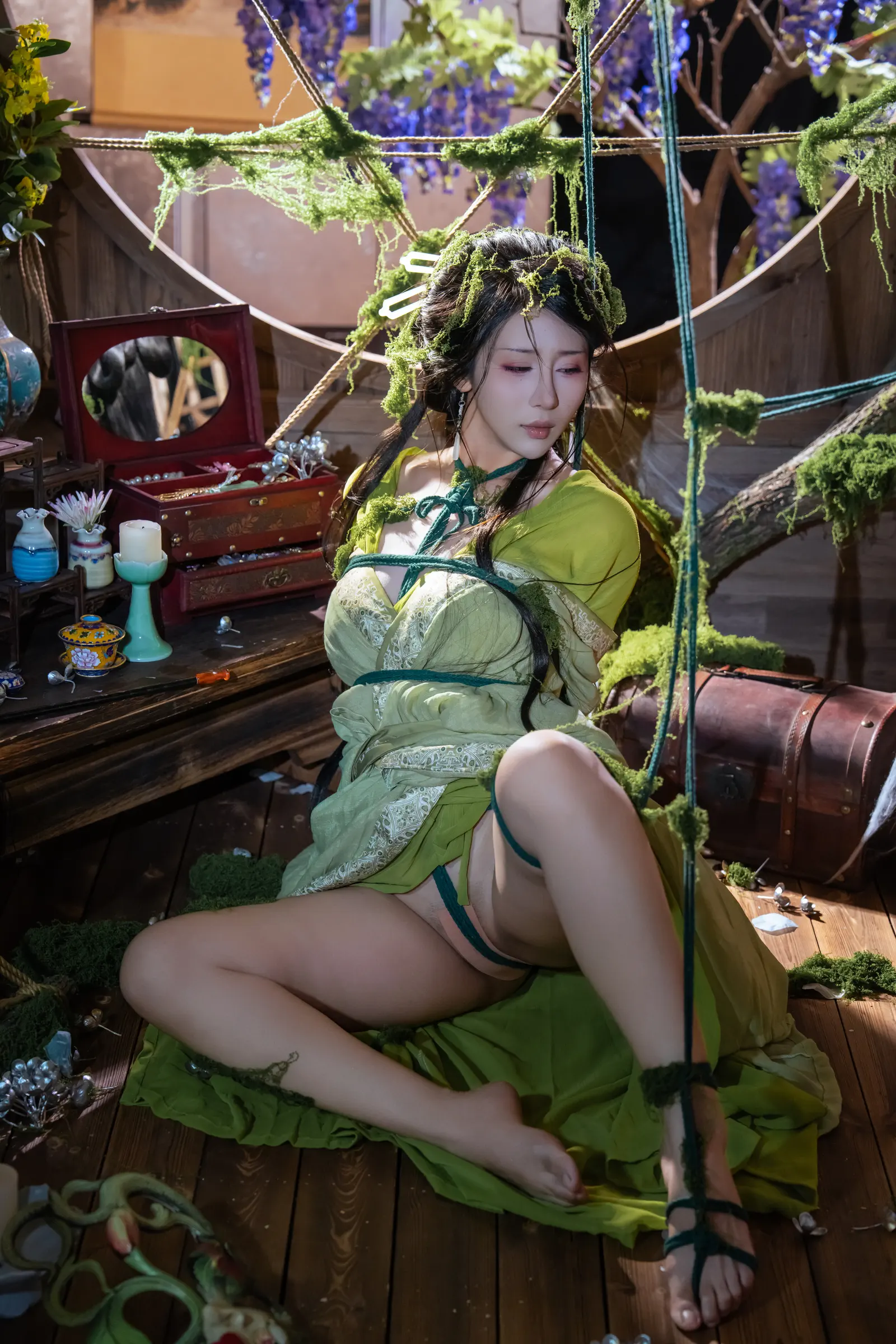 云溪溪 &#8211; 苔缚[93P]