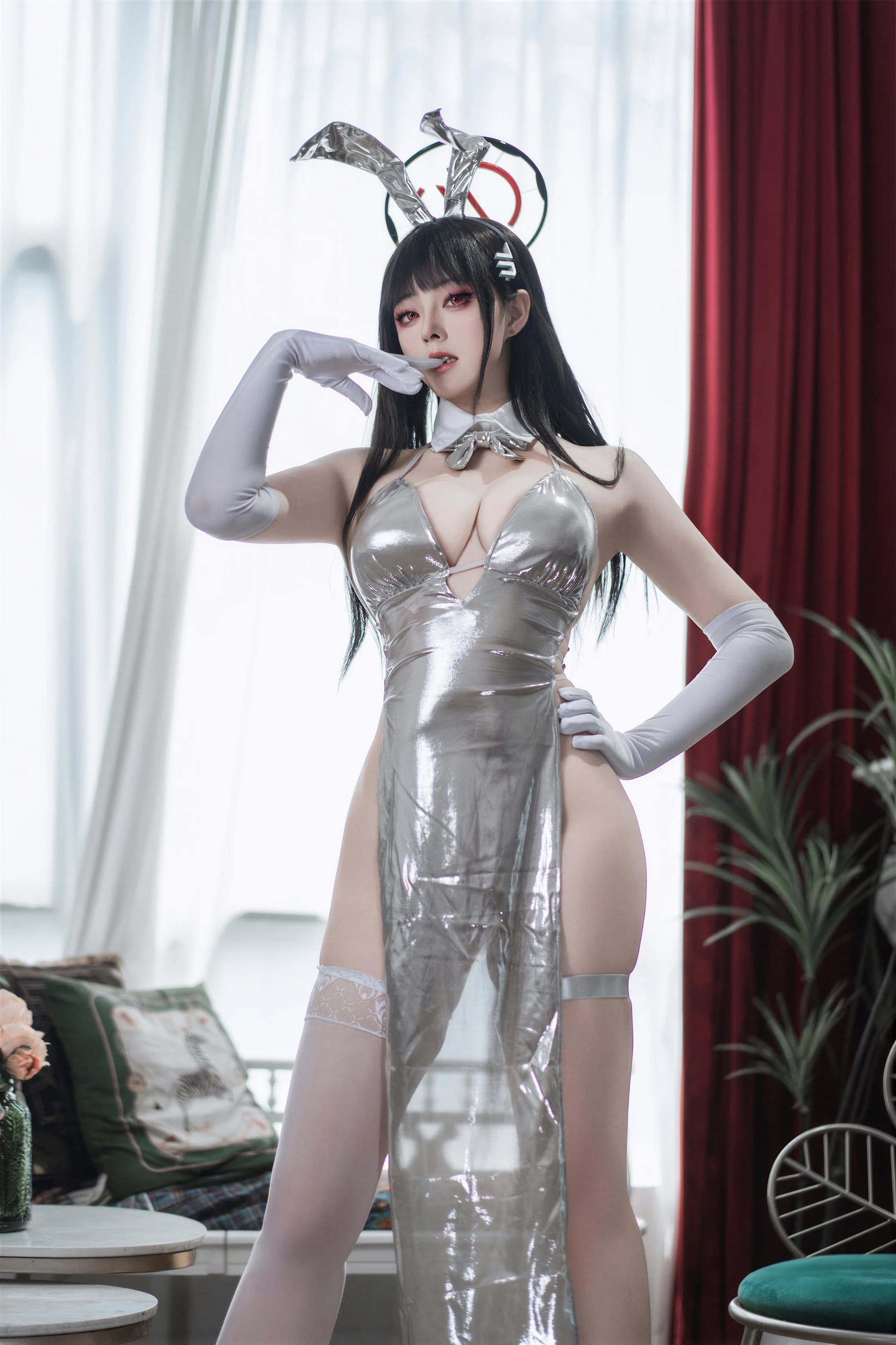 Natsuko夏夏子 – 蔚蓝档案 调月莉音礼服 [72P]