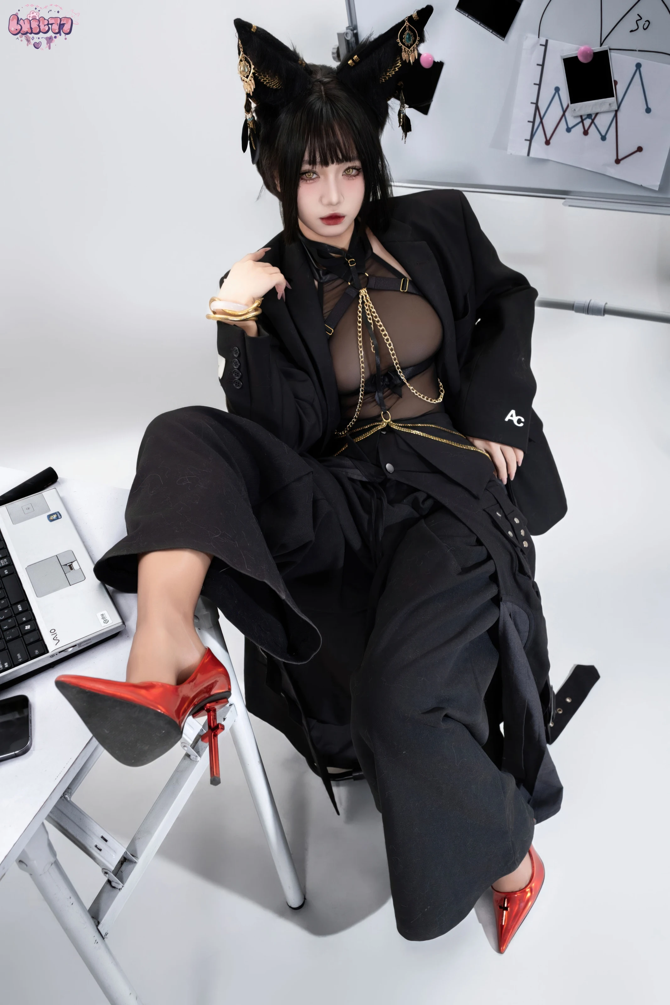 柒柒要乖哦 – 黑·阿努比斯 [168P]