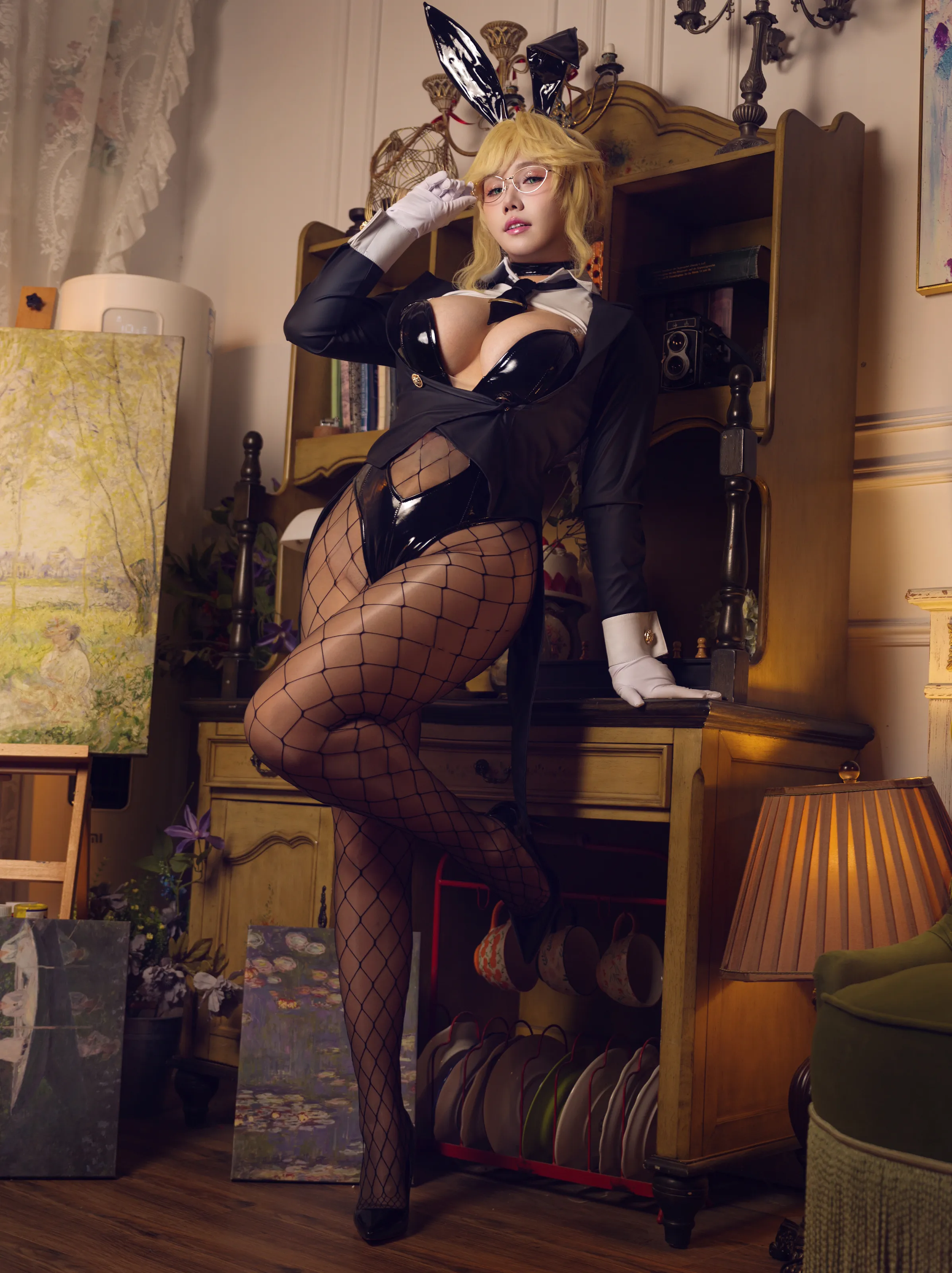 麻花酱 – 胜利女神 妮姬 爱德 兔女郎 [33P]