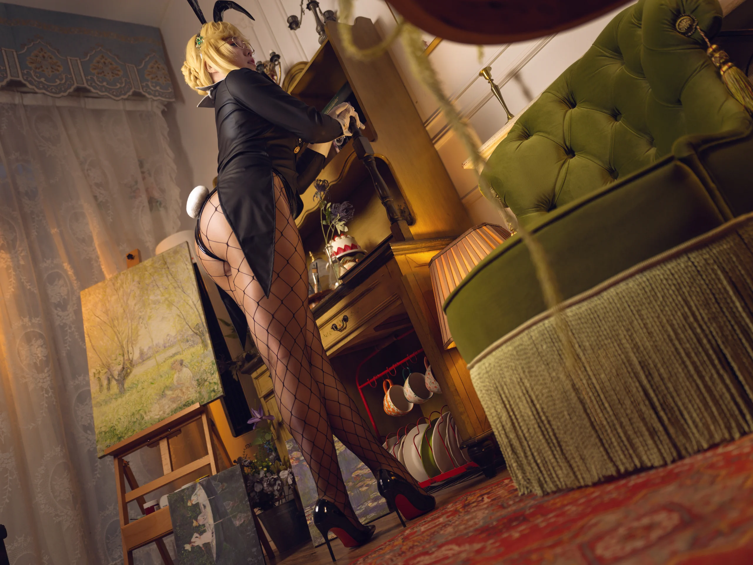 麻花酱 – 胜利女神 妮姬 爱德 兔女郎 [33P]