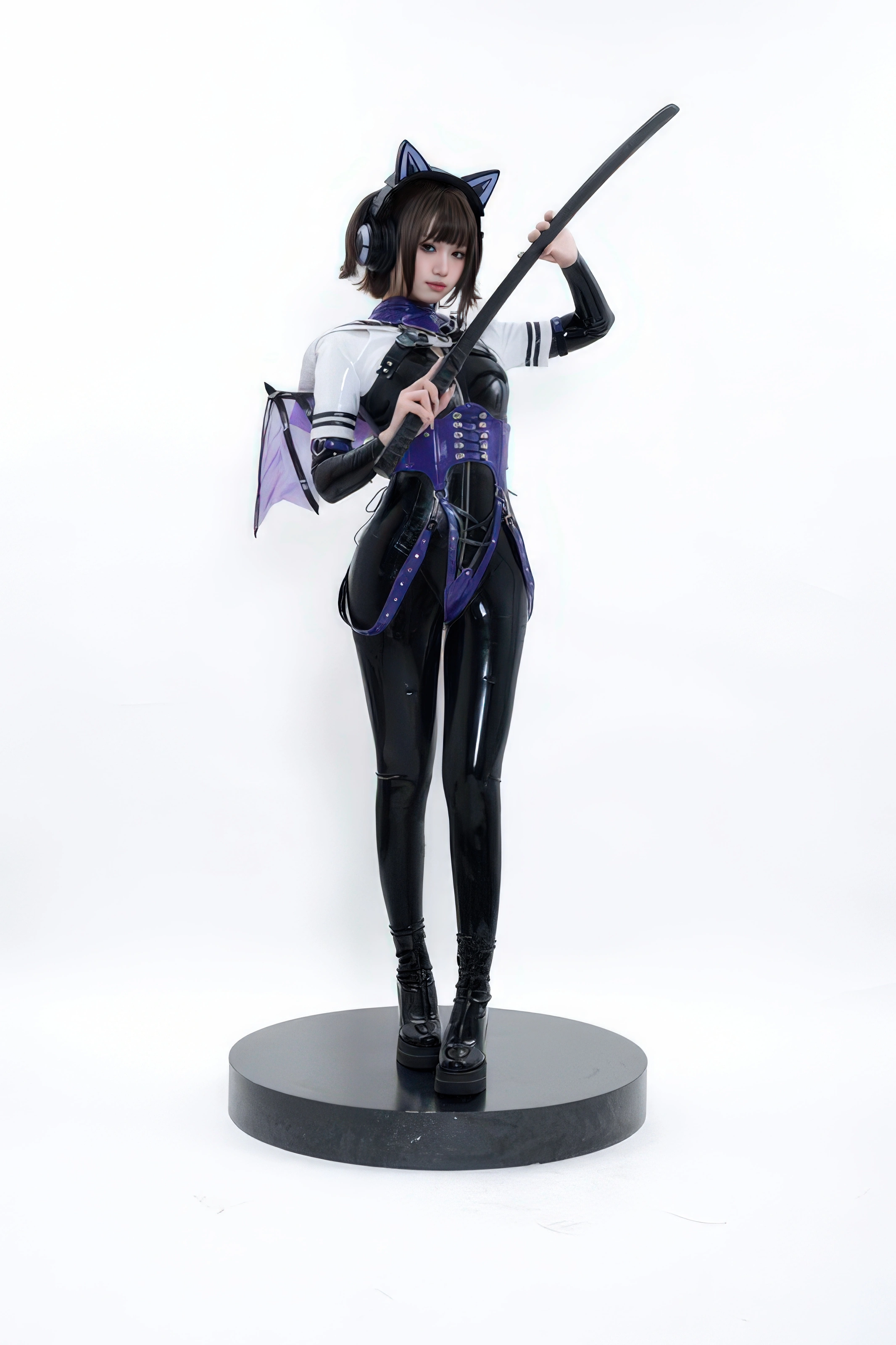 柒柒要乖哦 – 白棚胶衣 [78P]