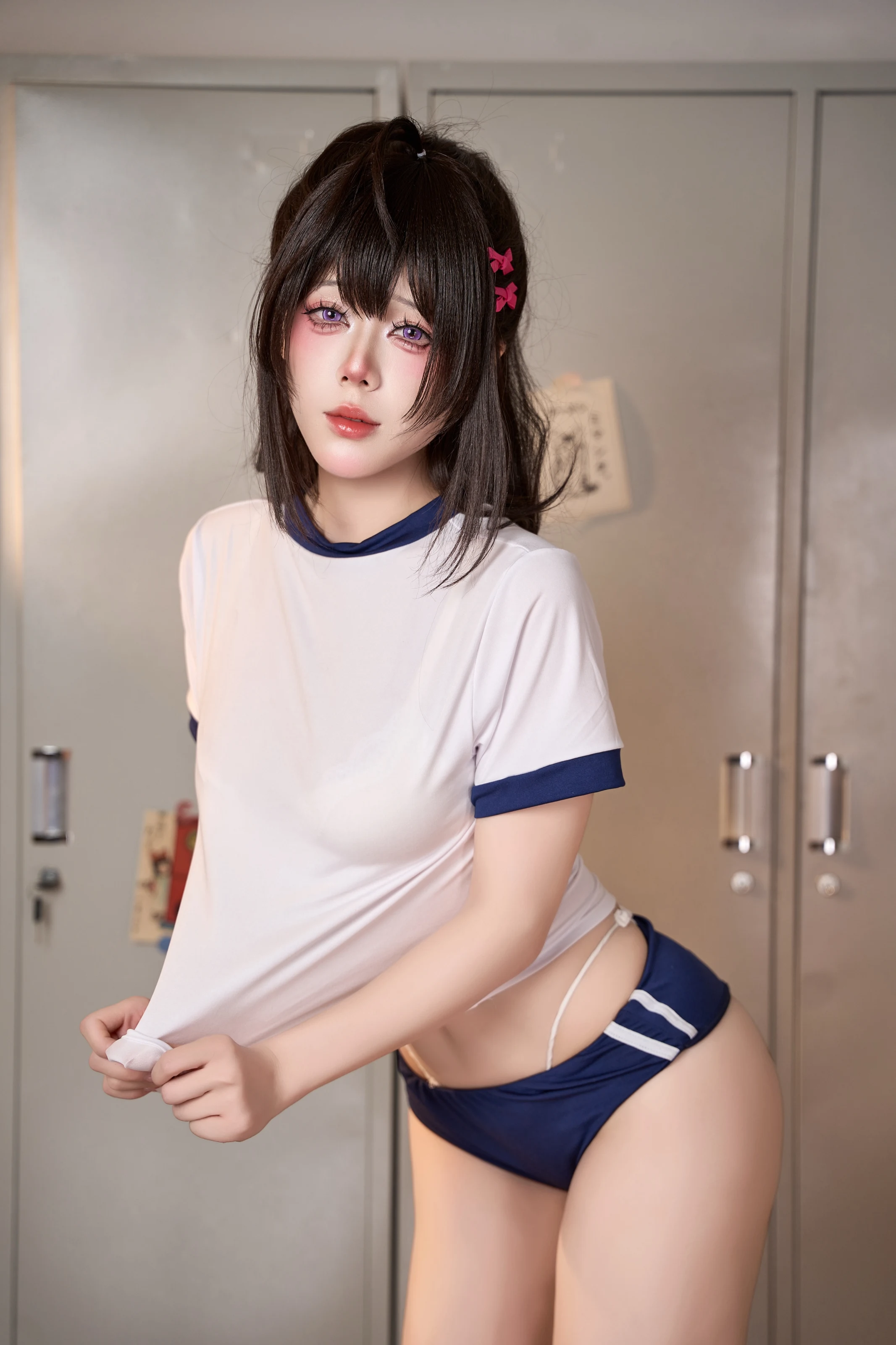 九言 – 棕色尘埃2 罗安·体操服 [75P]