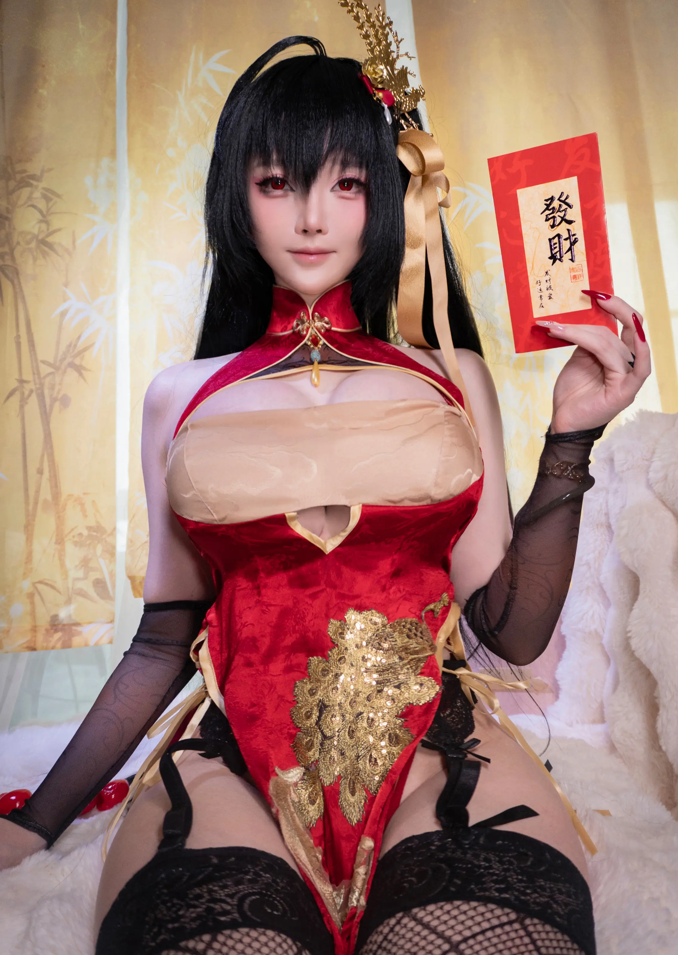 一小央泽 – 大凤旗袍 [103P]