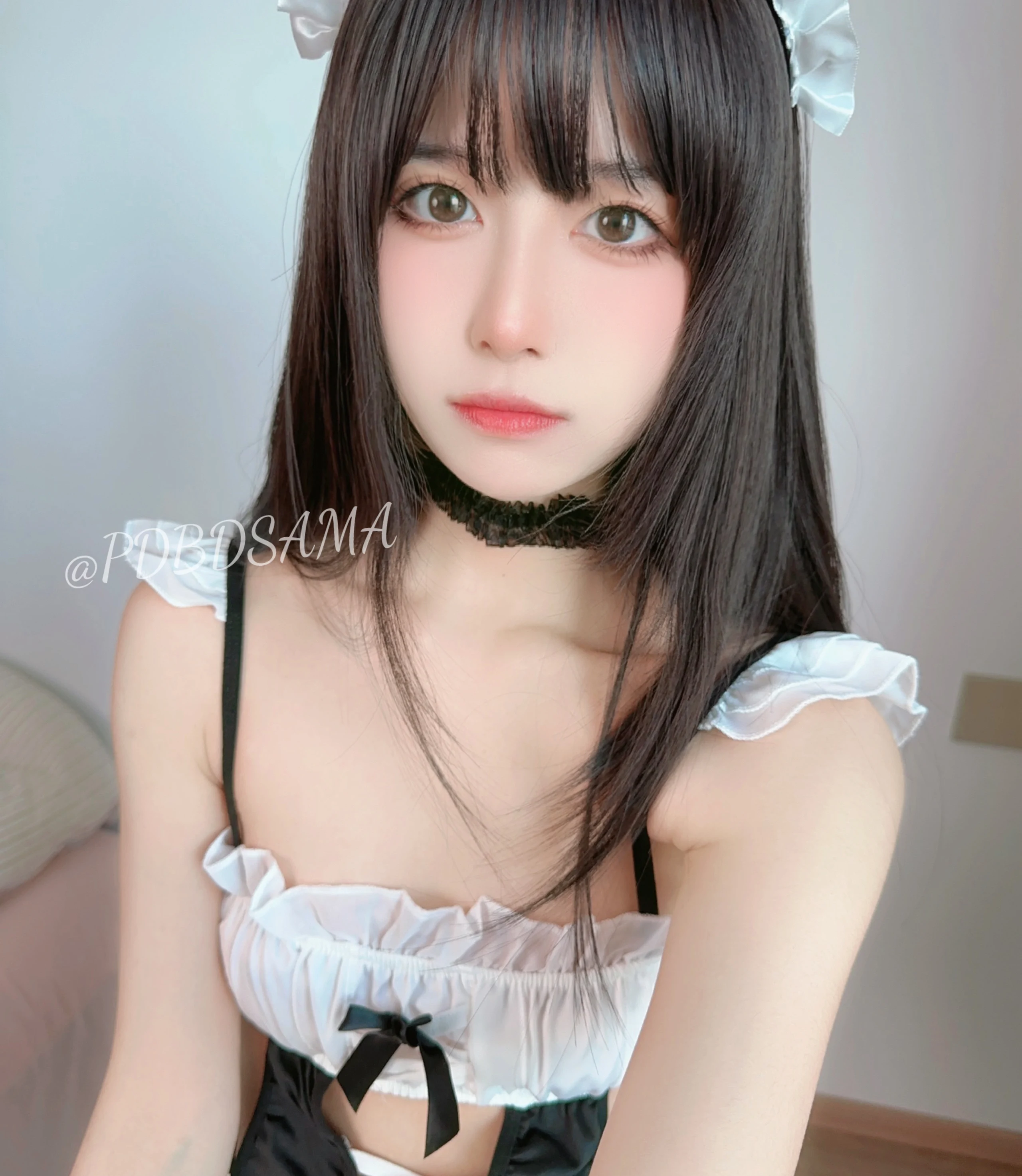 布丁大法 – 女仆泳装 [18P]