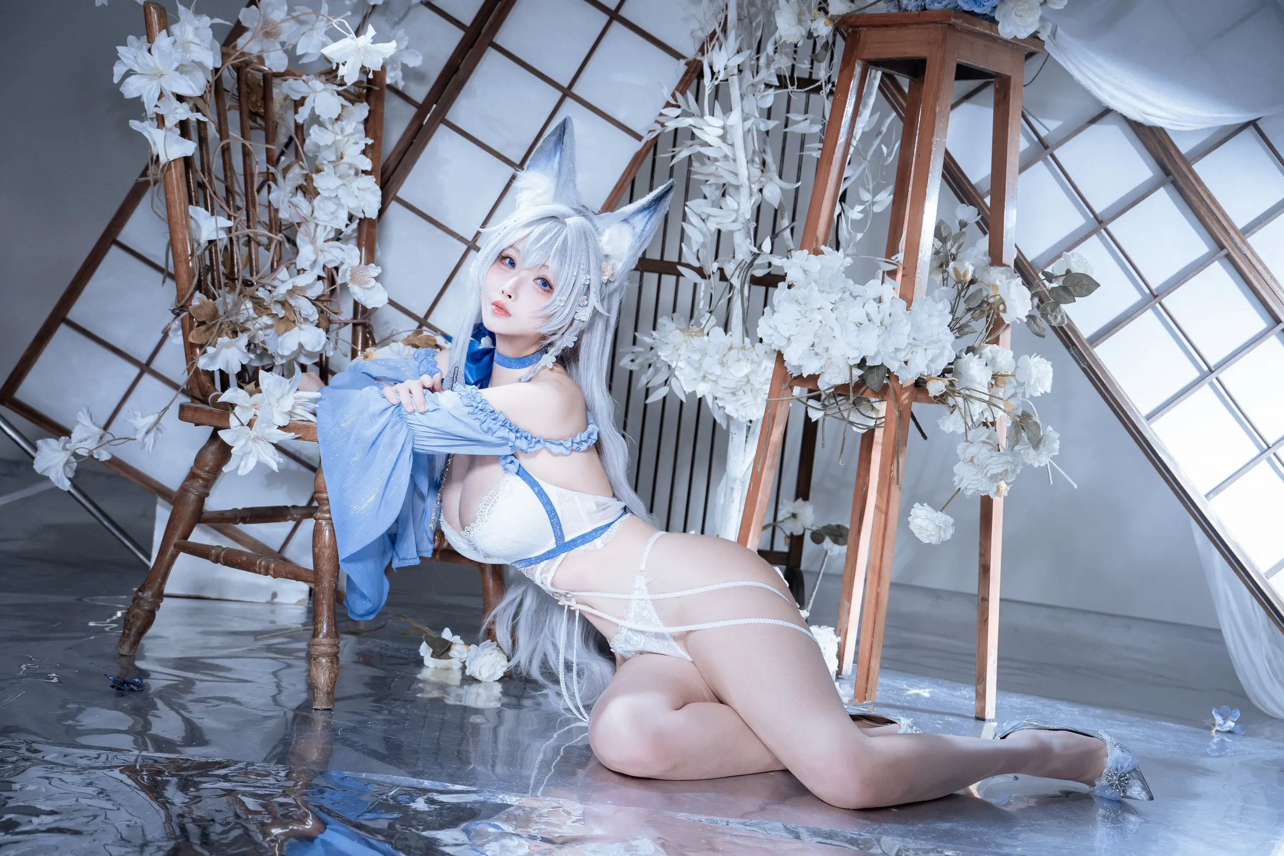 rioko凉凉子 – 碧蓝航线 水色夏日信浓 [37P]